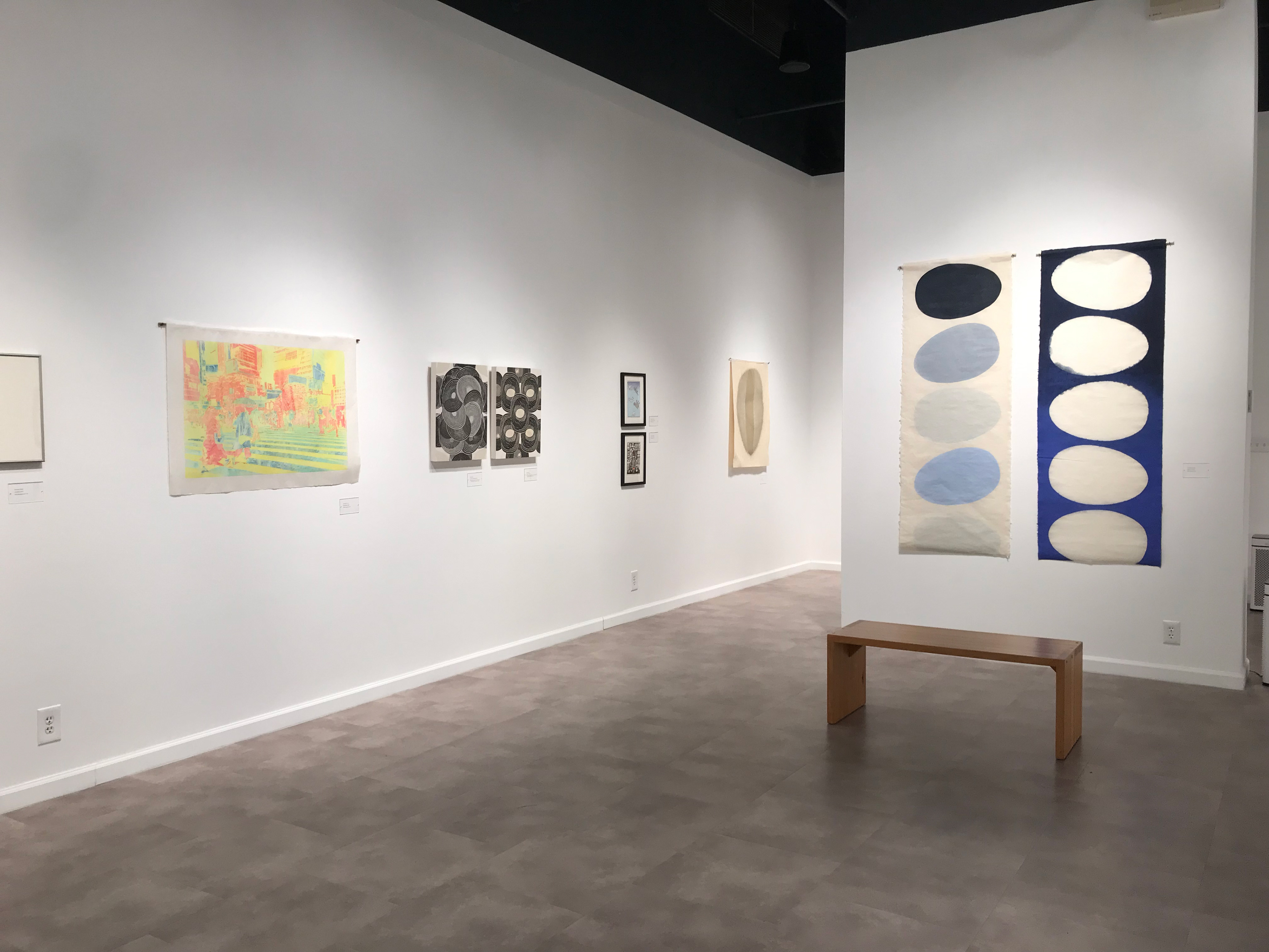 Wood Paper Ink, Richard F Brush Gallery, Installation View