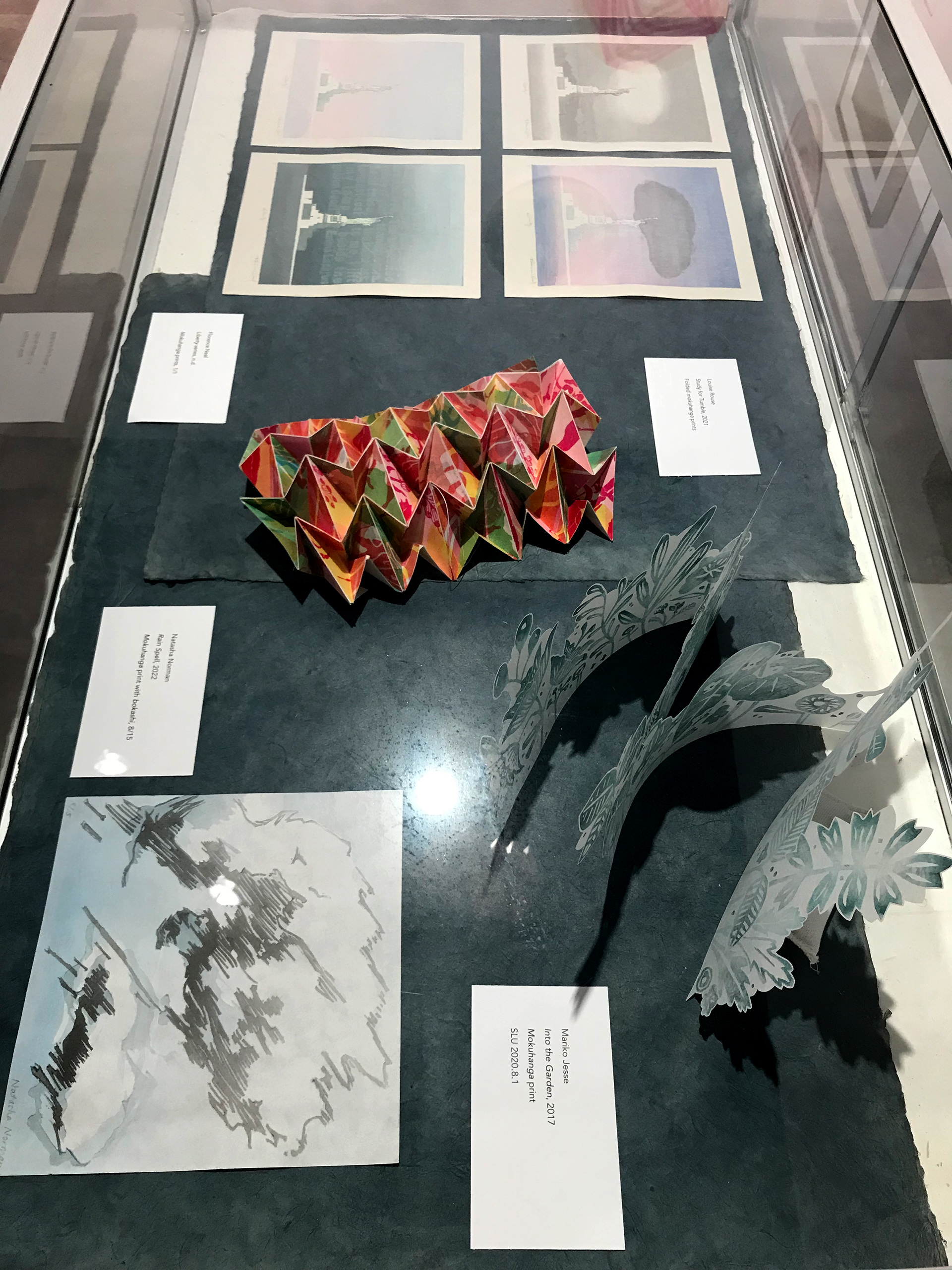 Wood Paper Ink, Richard F Brush Gallery, Installation View