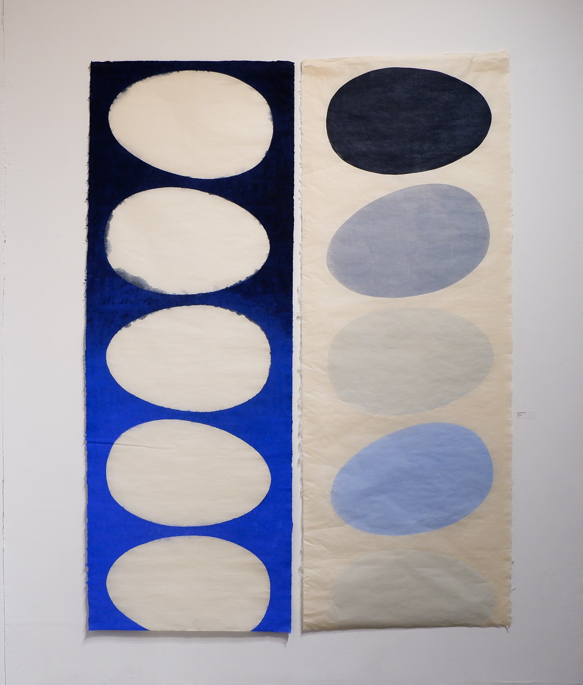 Kate MacDonagh, Diptych 1, 2019, Mokuhanga