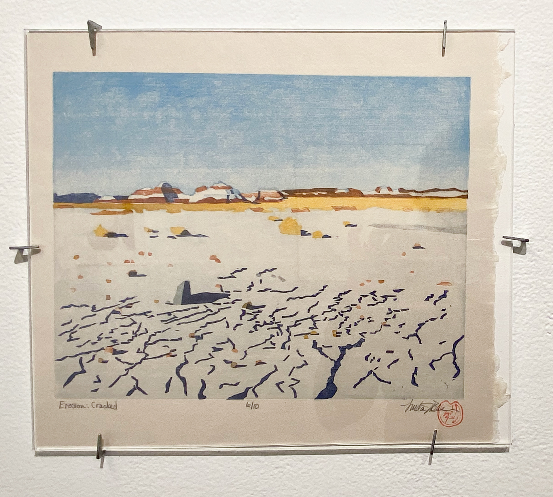 Linda Beeman, Erosion: Cracked, 2020