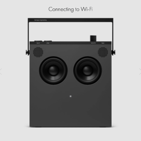 Fictional low-res icon, design and animation, for the OB-4 speaker by Teenage Engineering