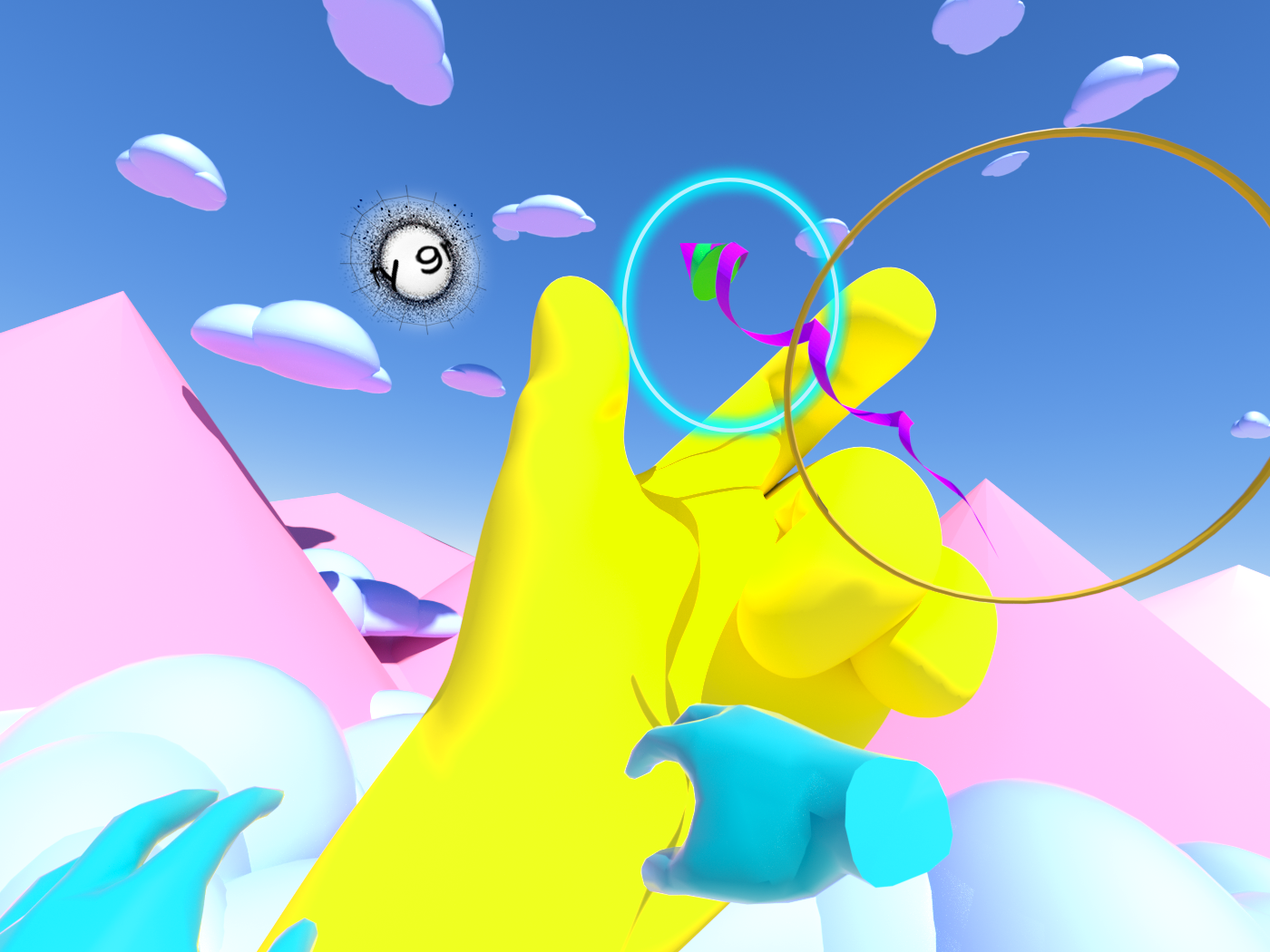Styleframe for a VR project proposal