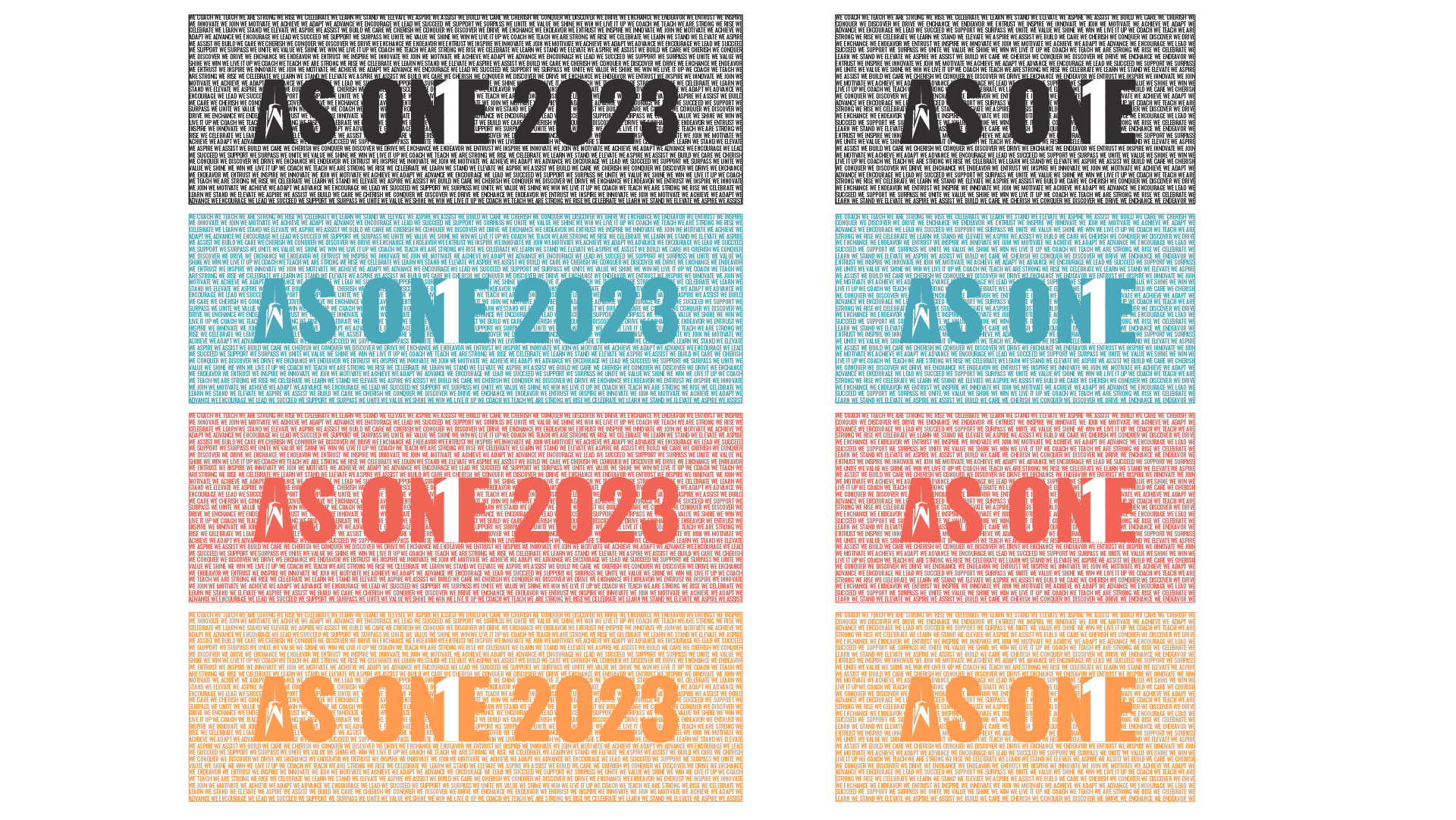 As One second round designs