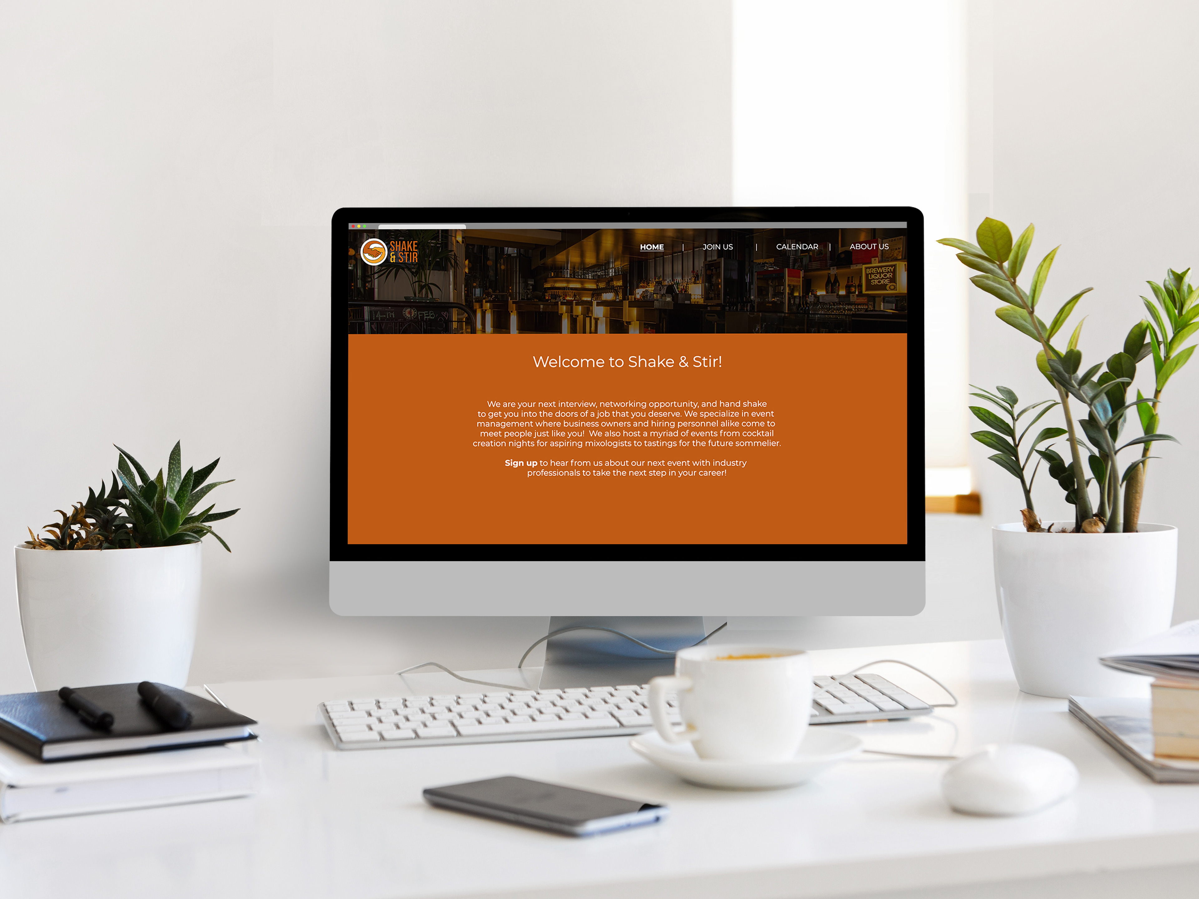 Website Landing Page