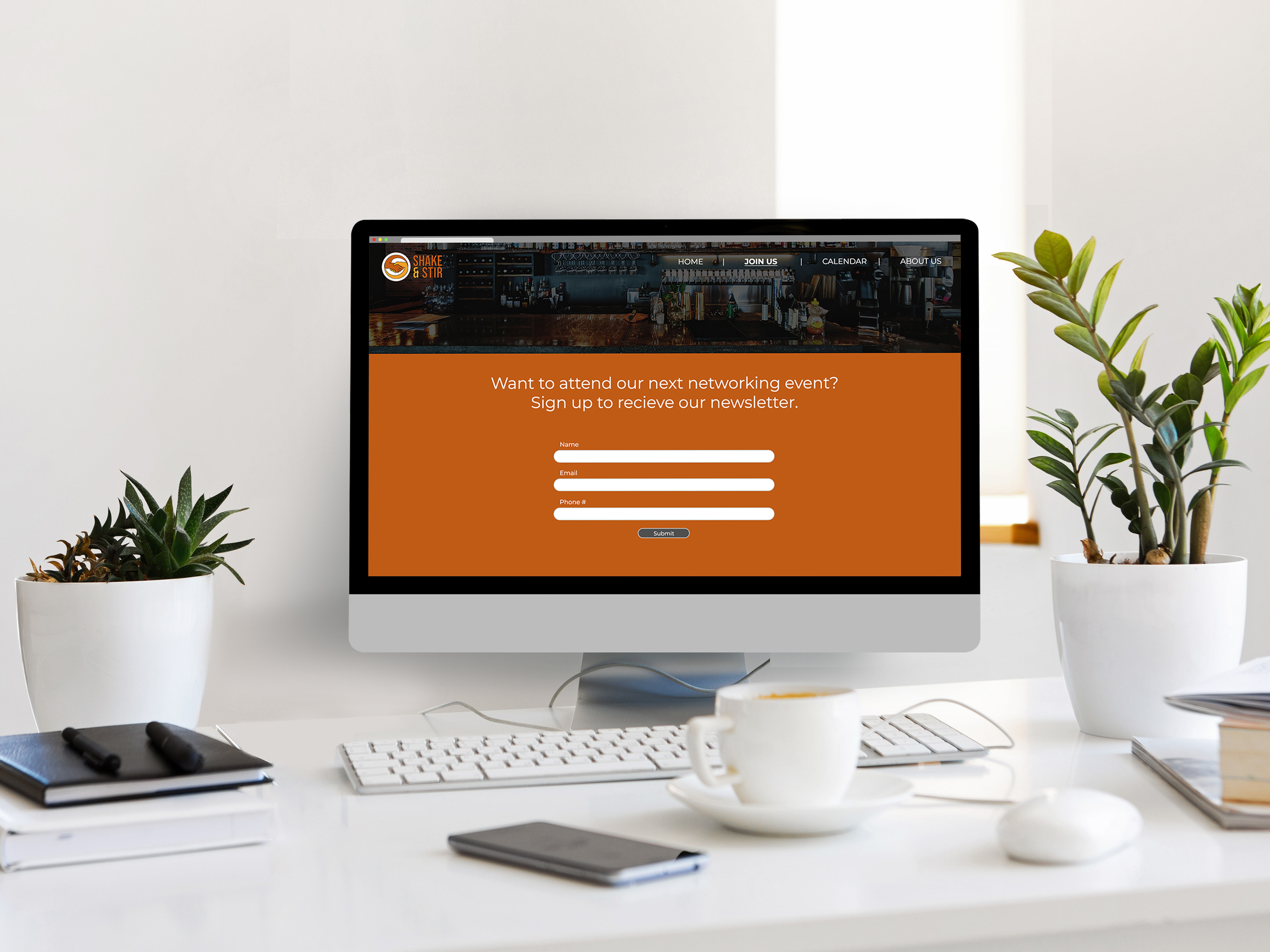 Website Sign Up Form
