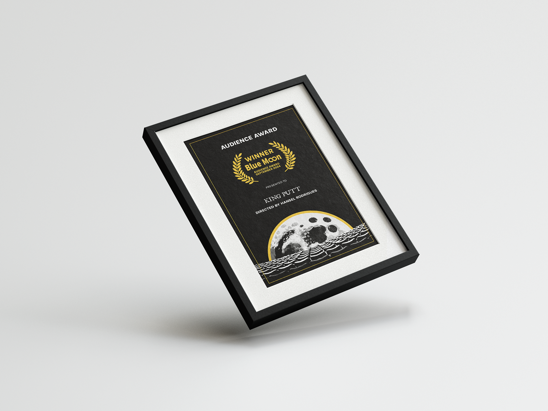 Audience Award Certificate