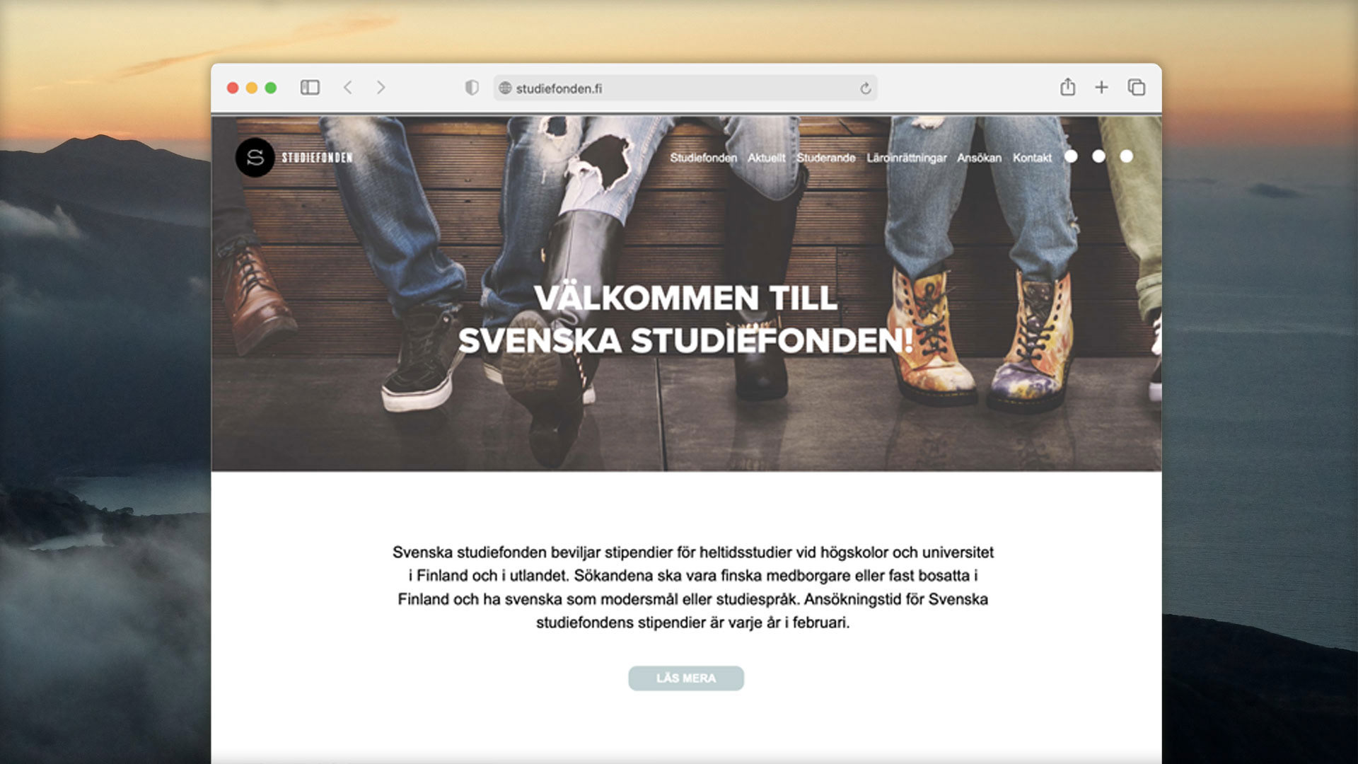 verkkosivun visuaalinen suunnittelu