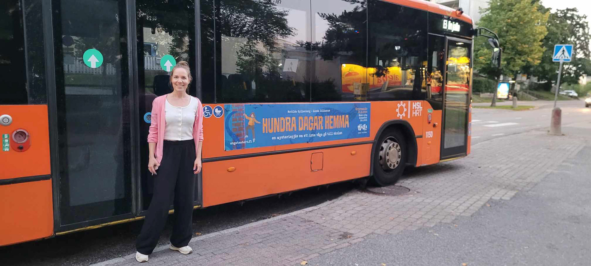 bussin teippaus kampanjakuvalla