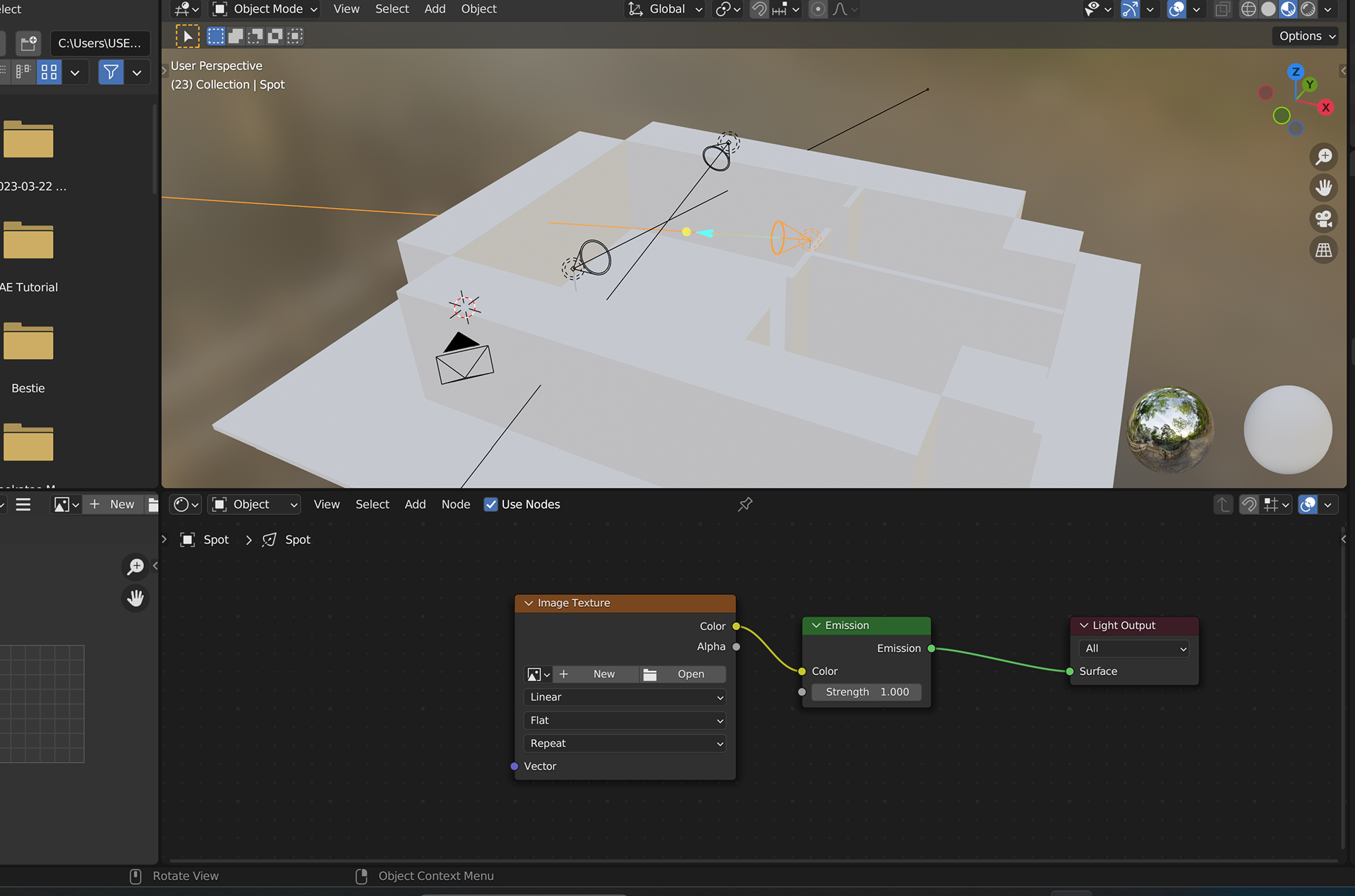 Initial Environment Setting in Blender by Zhi Cheng Lai