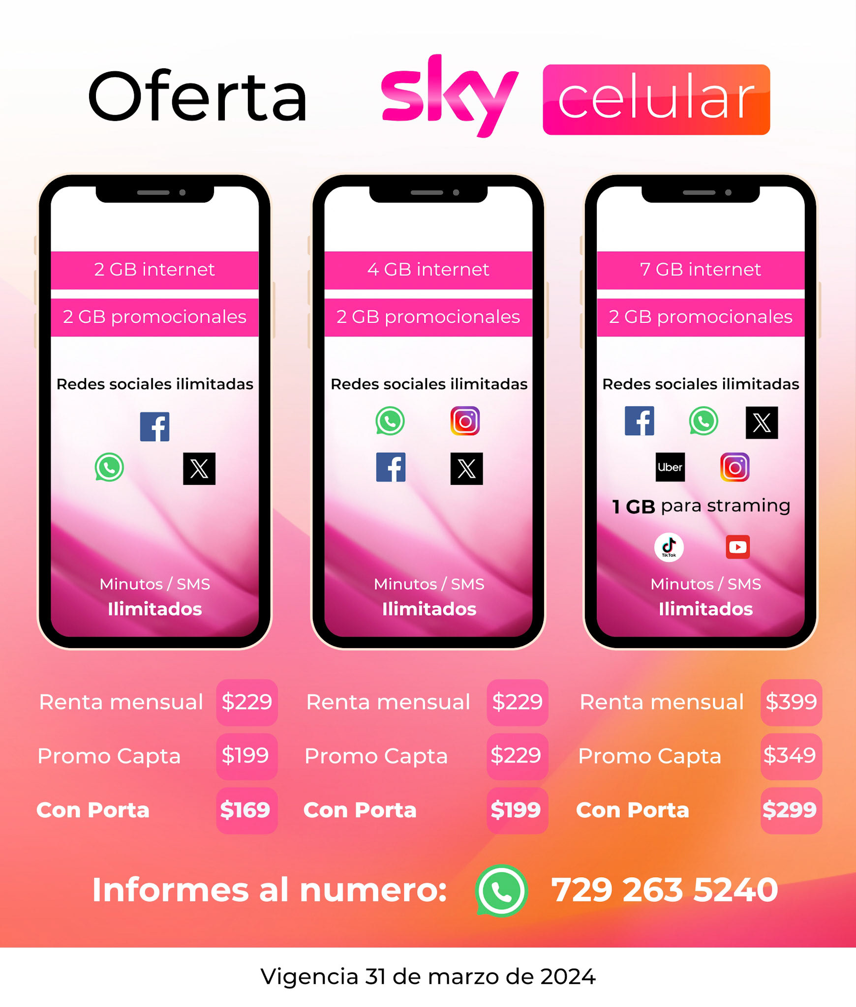 Promoción Sky - 2