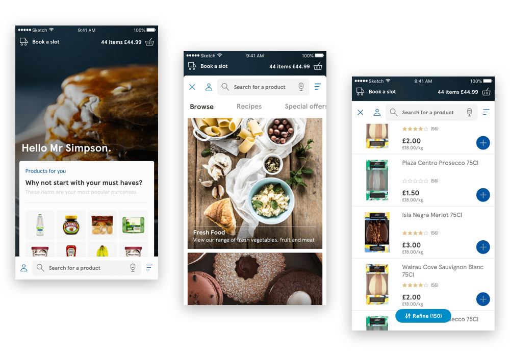 Jack Roles - Redesigning and replatforming the Tesco grocery app.