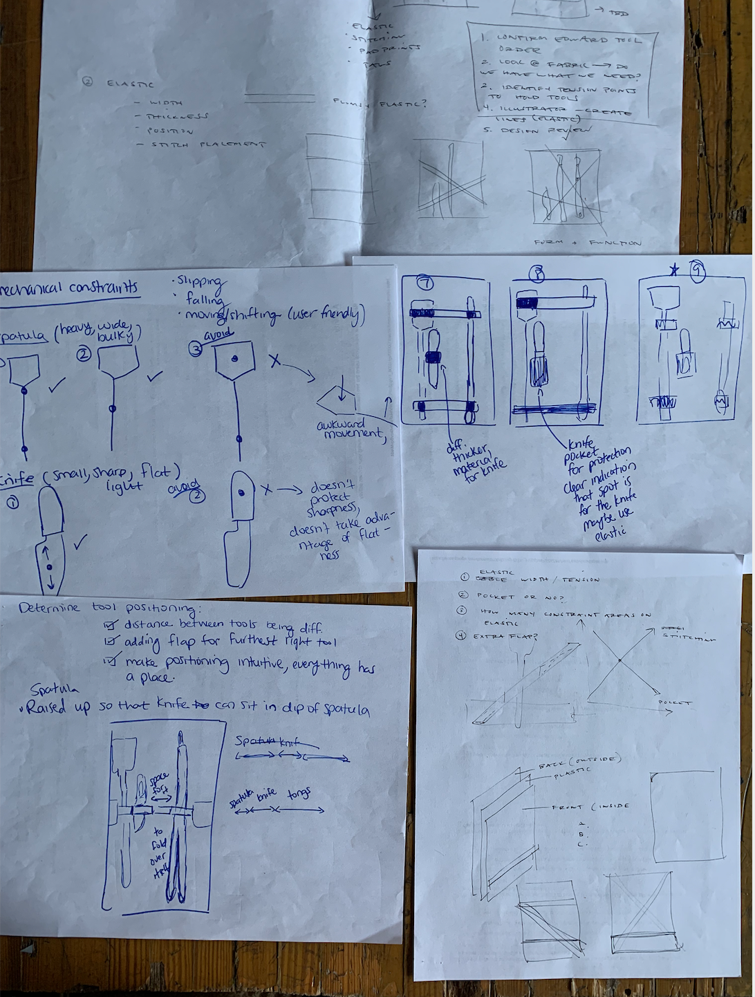 layout analysis sketches