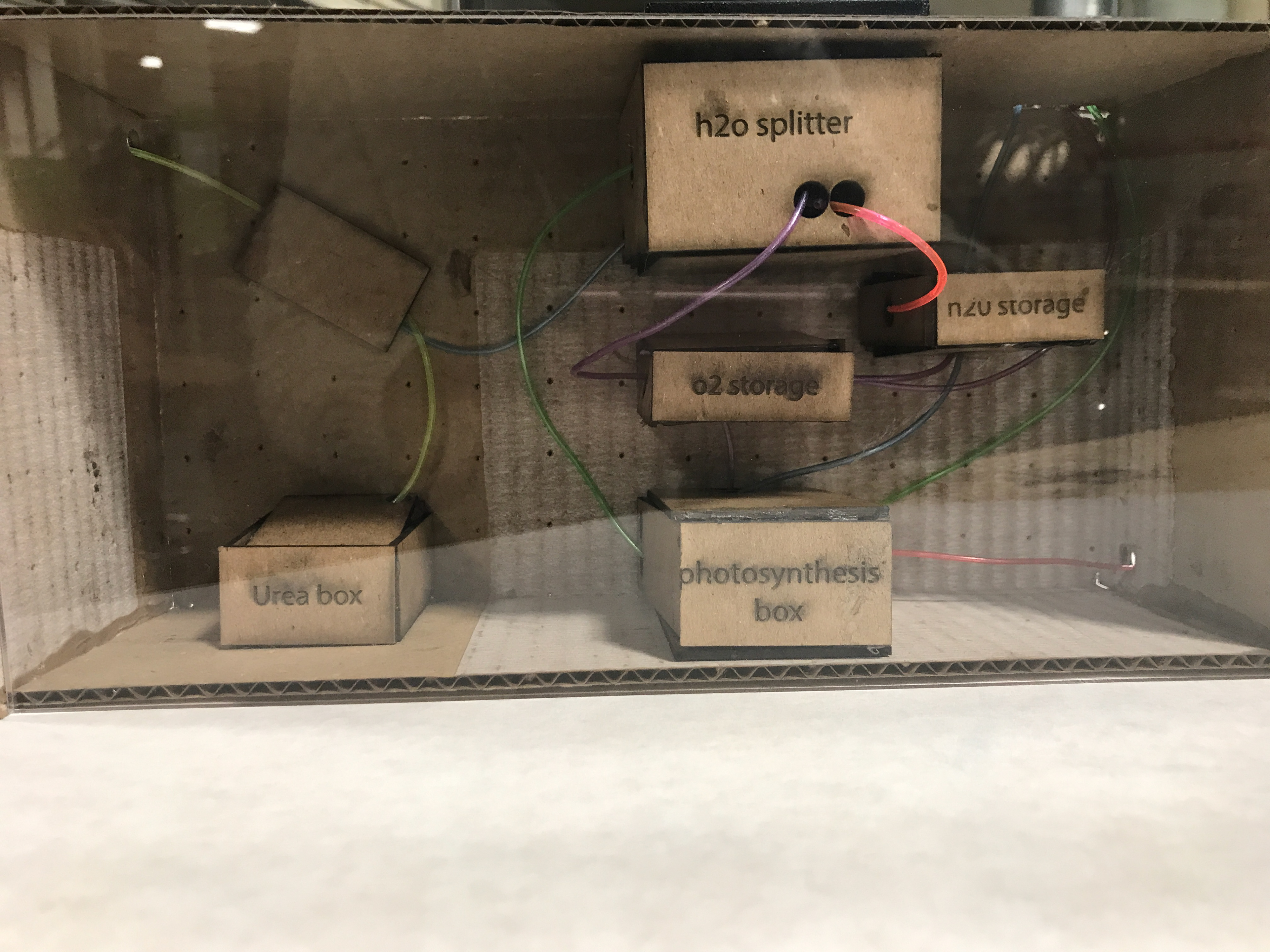 lasercut diagram of product functionality