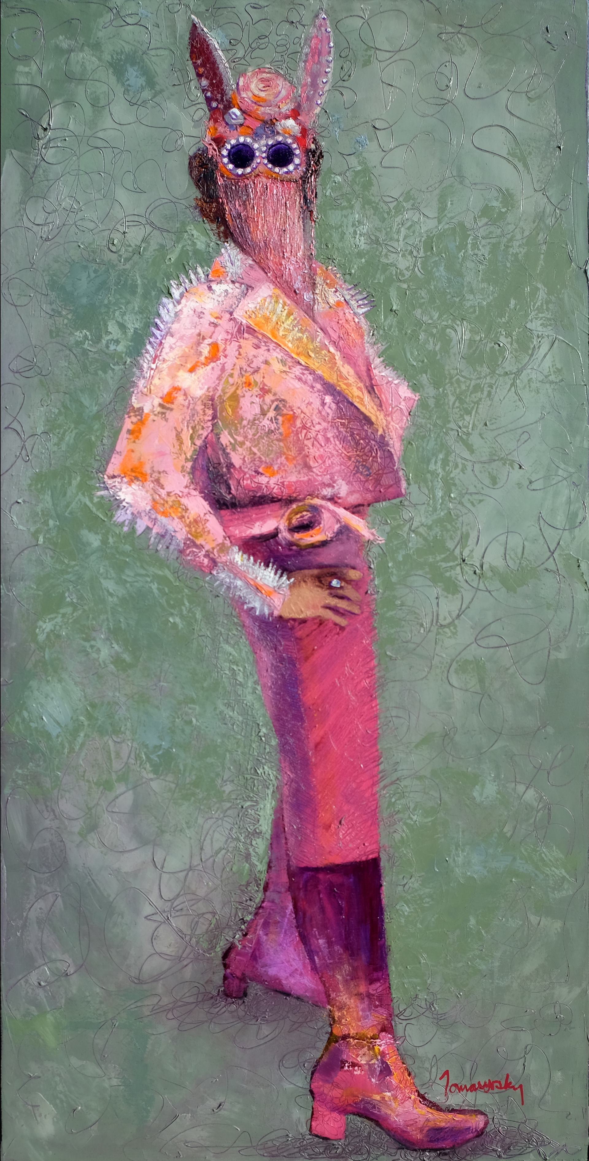 "Dr. Vince" 36x18" (inquire)