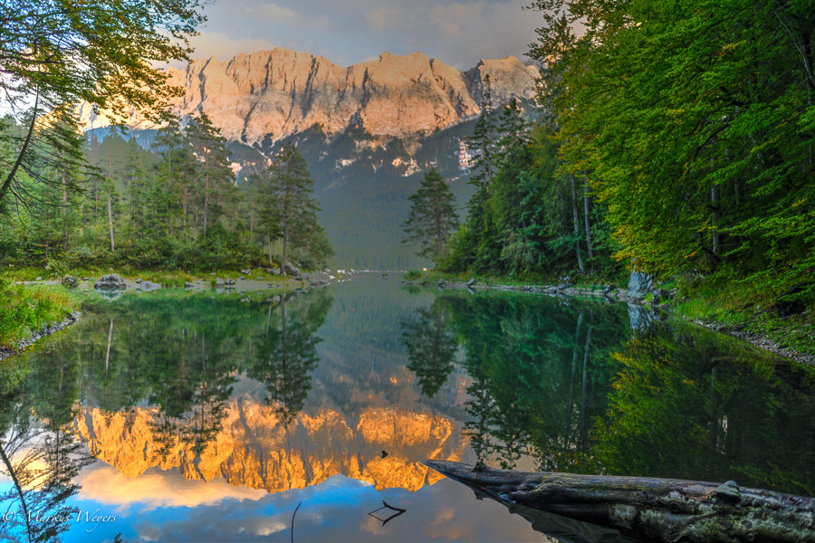 Eibsee + Wettersteinmassiv