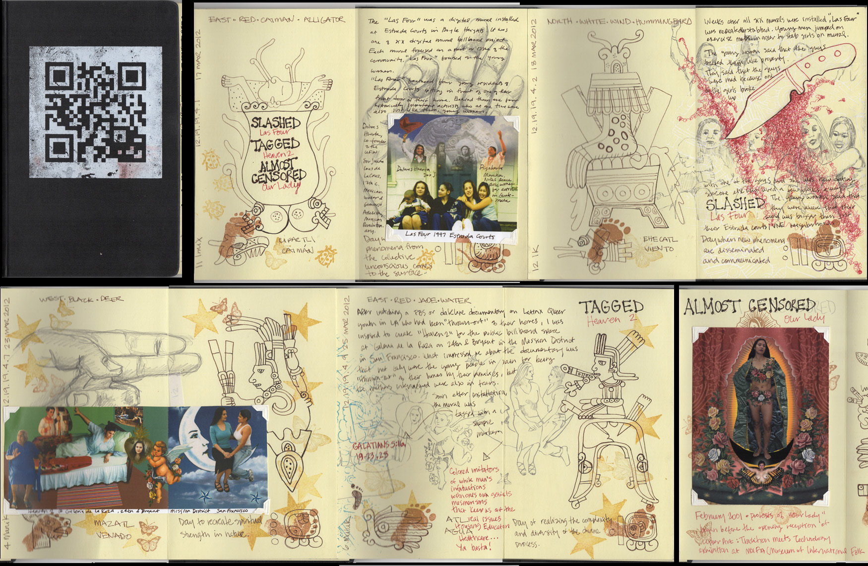 Skethbook Project: Slashed, Tagged, and Almost Censored