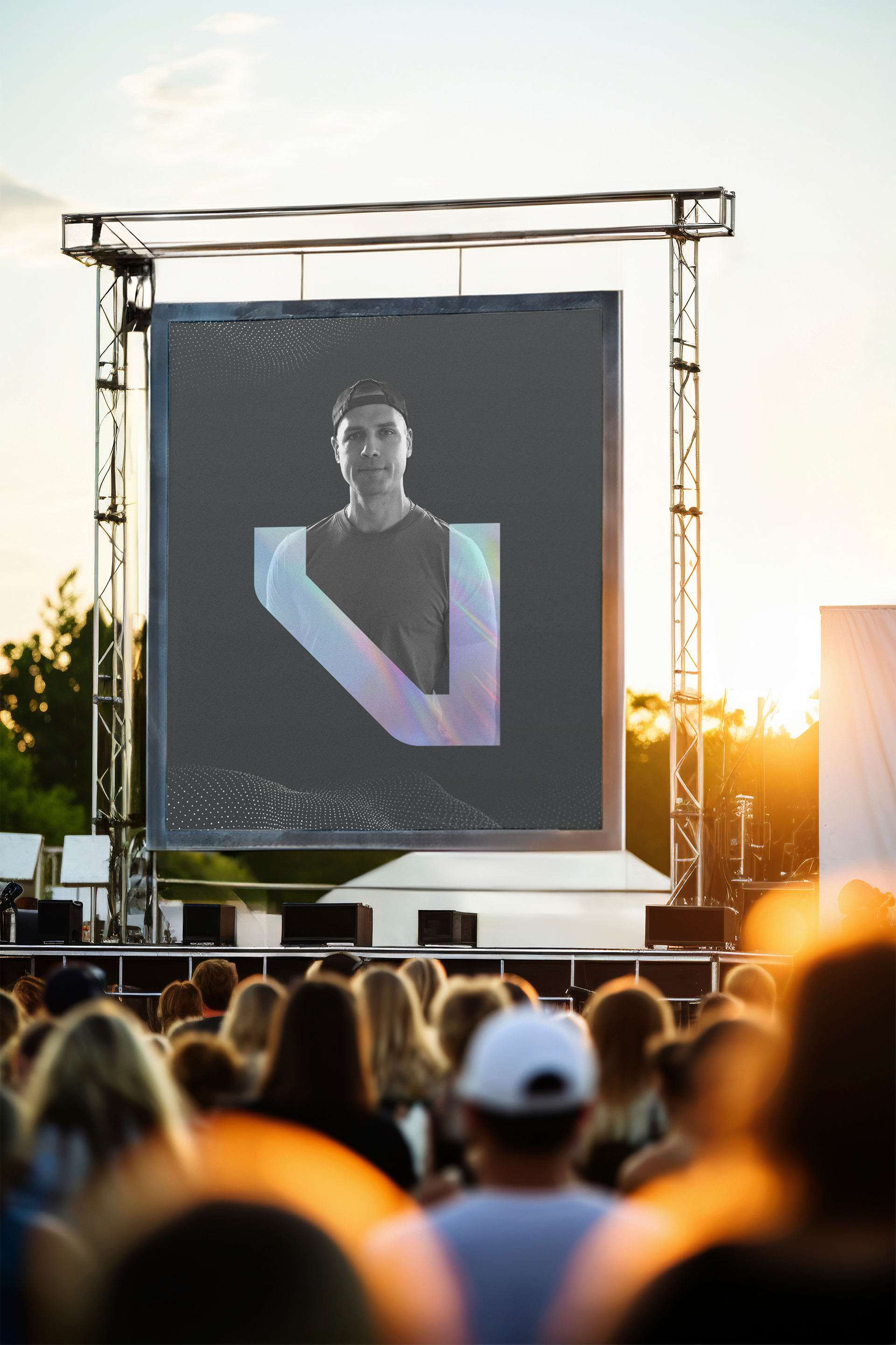 veno photo design event mockup outside