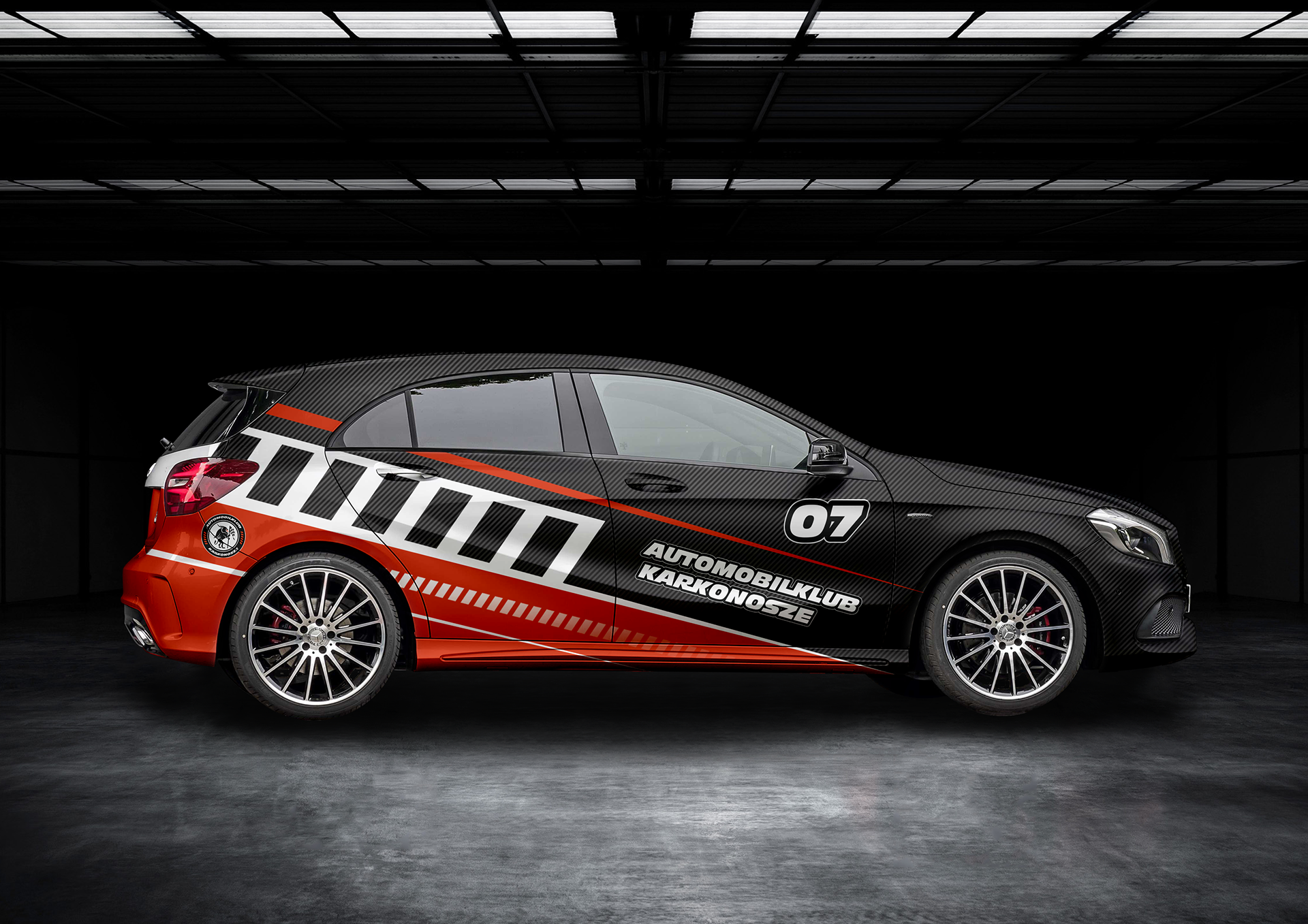 Automobilklub Karkonosze brand car wrap design