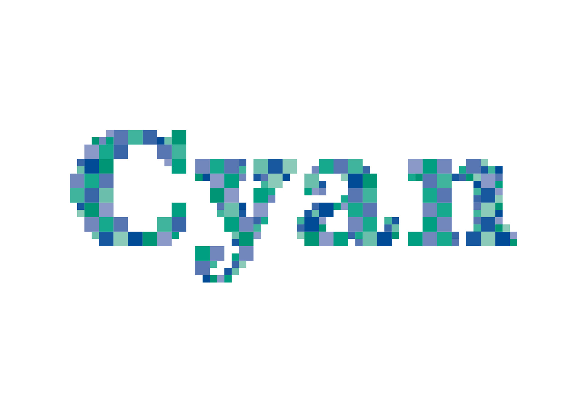 CYAN. Propuesta de logotipo para tienda de fotografía analógica y digital, 2004