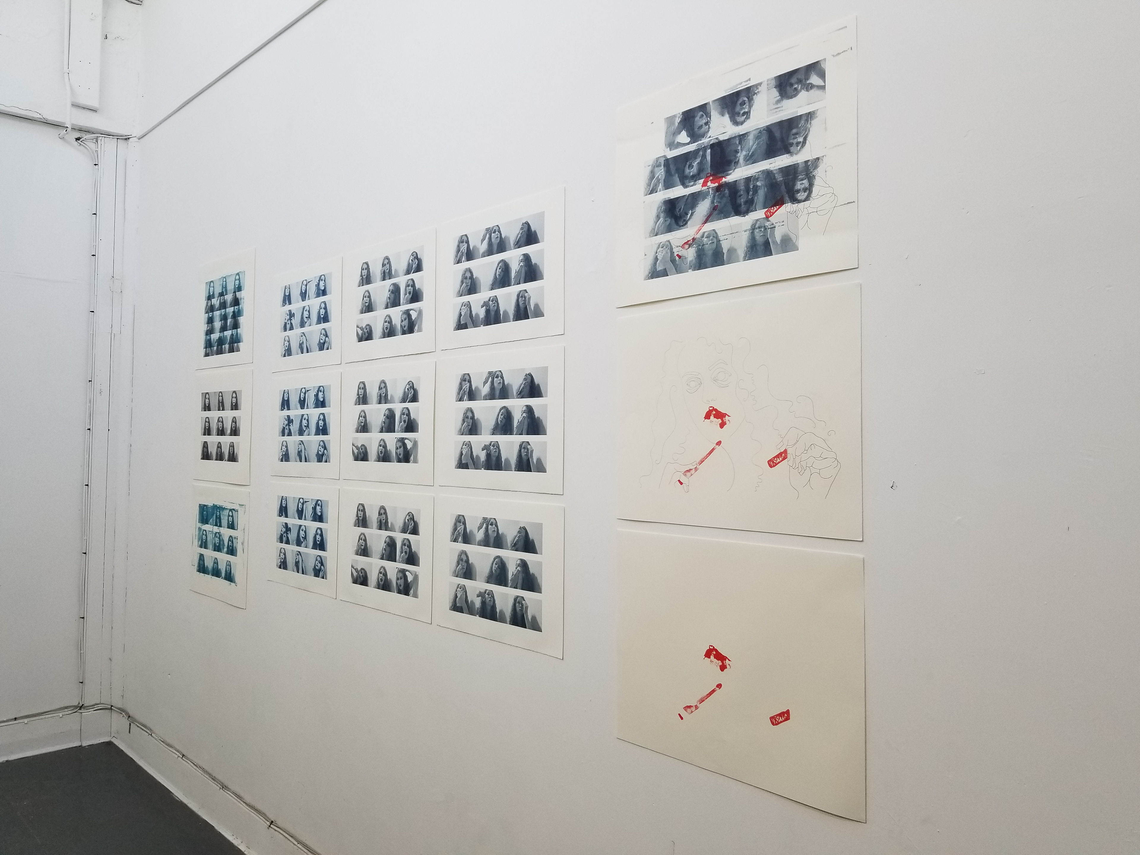 Adjacent Spheres Exhibition, lithographic print, 2018.