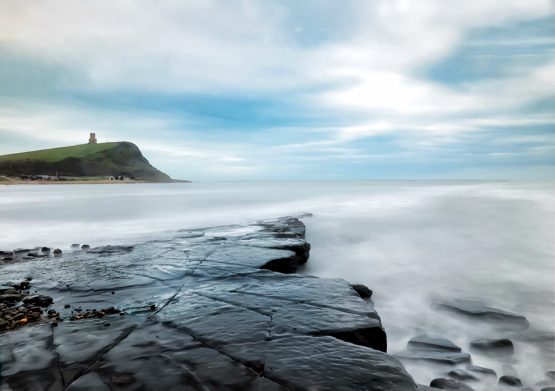 Kimmeridge Bay.