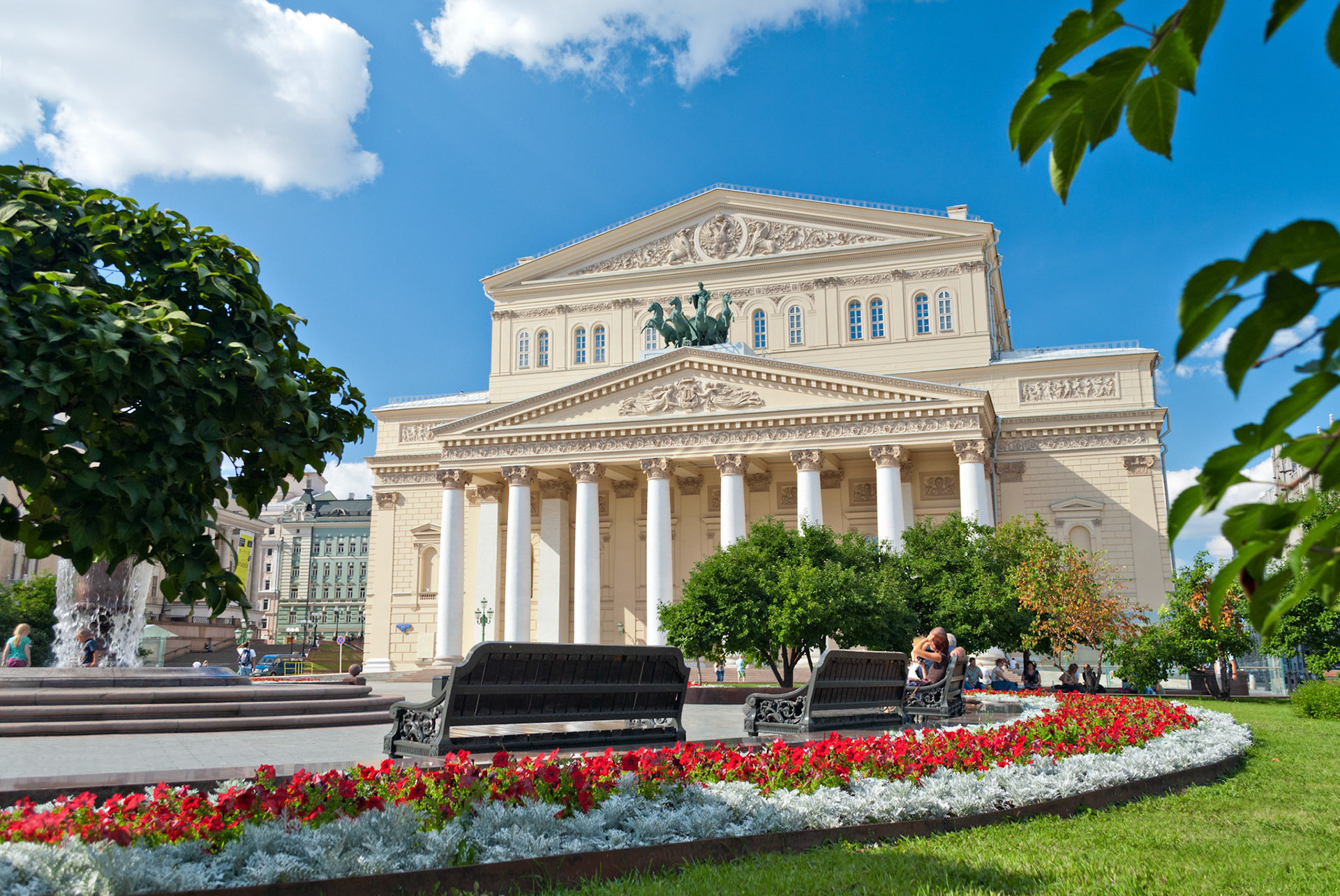 MOSCOW - AUGUST 19: The Bolshoi Theatre on August 19, 2012 in Moscow. The Bolshoi Ballet and Bolshoi Opera are amongst the oldest and most renowned ballet and opera companies in the world.
