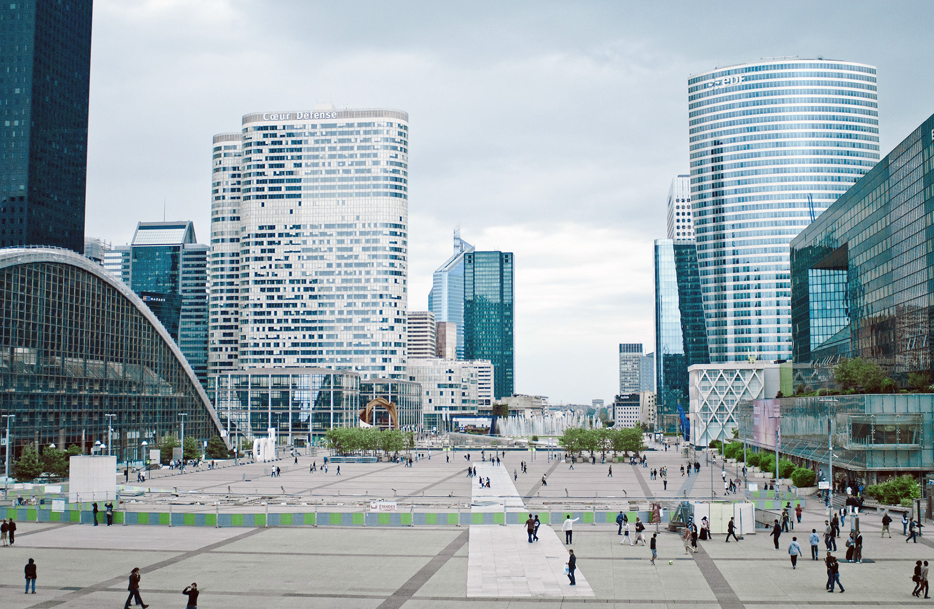 PARIS - JULY 17:  View of La Defense on July 17, 2011 in Paris. La Defense is a major business district of Paris.