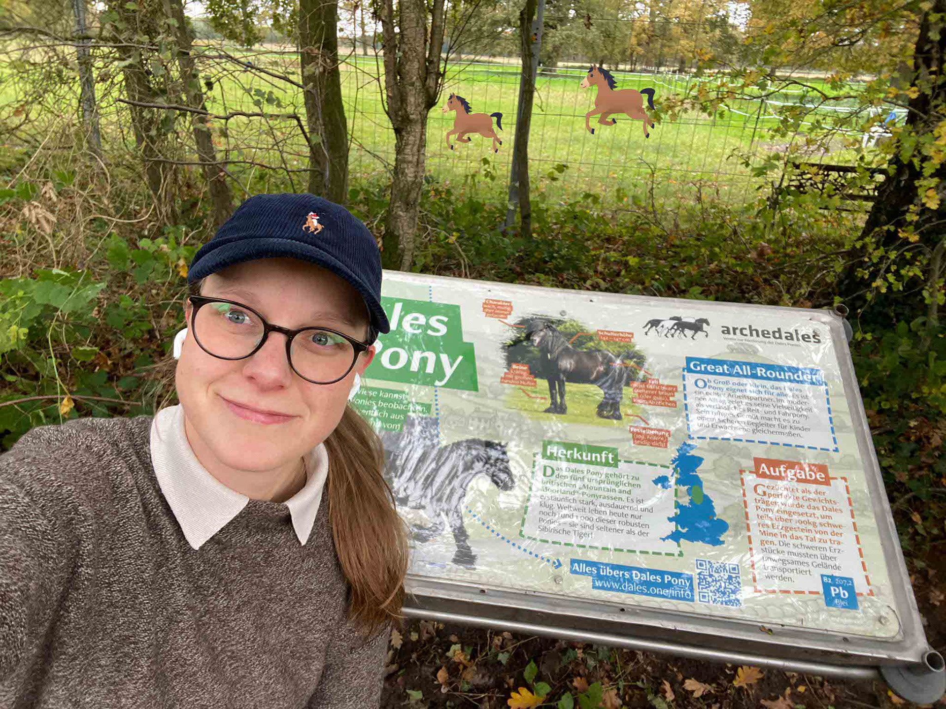 Erste Besucherin am Tag danach!