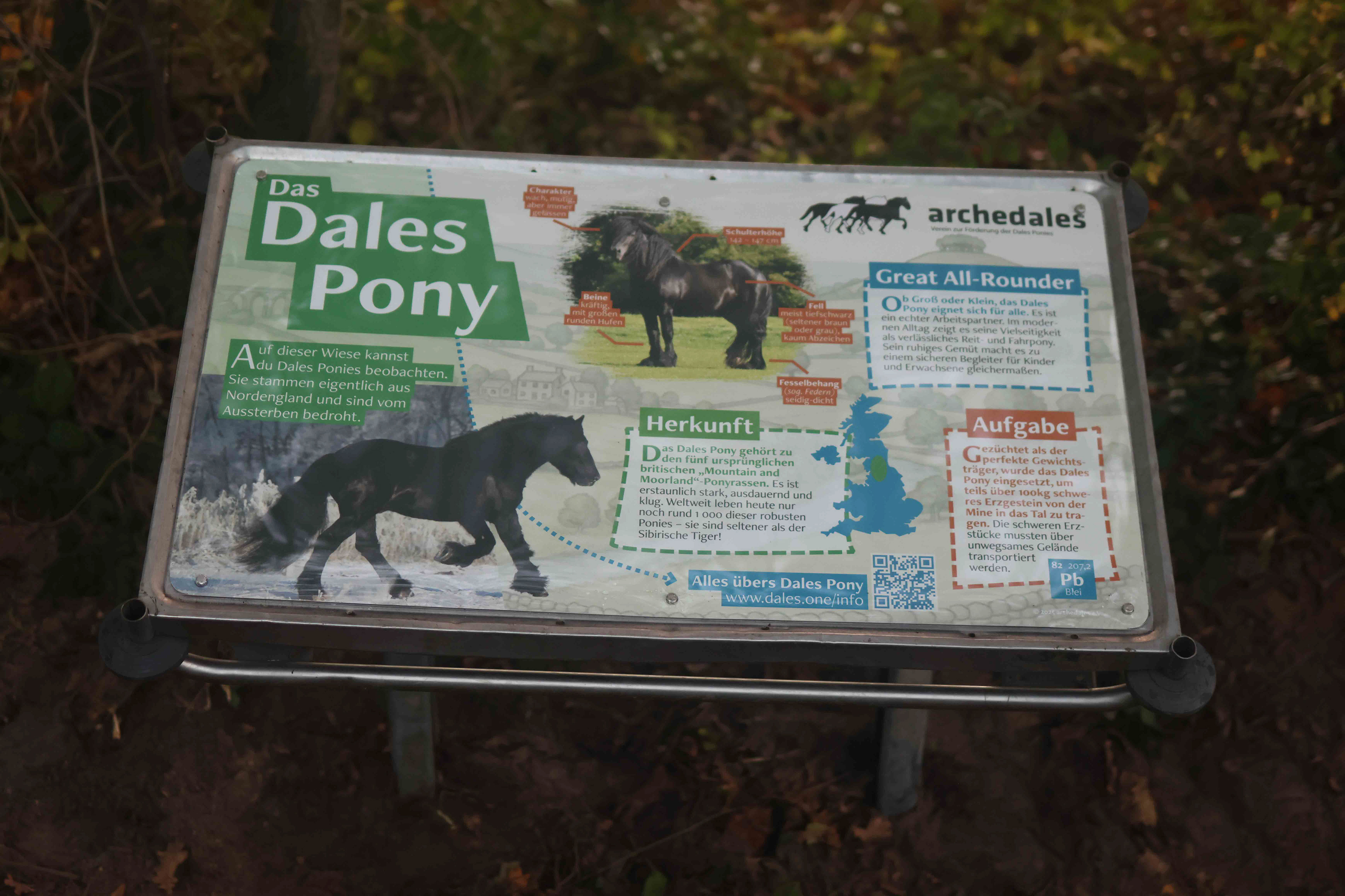 Das neue archedales Infoschild