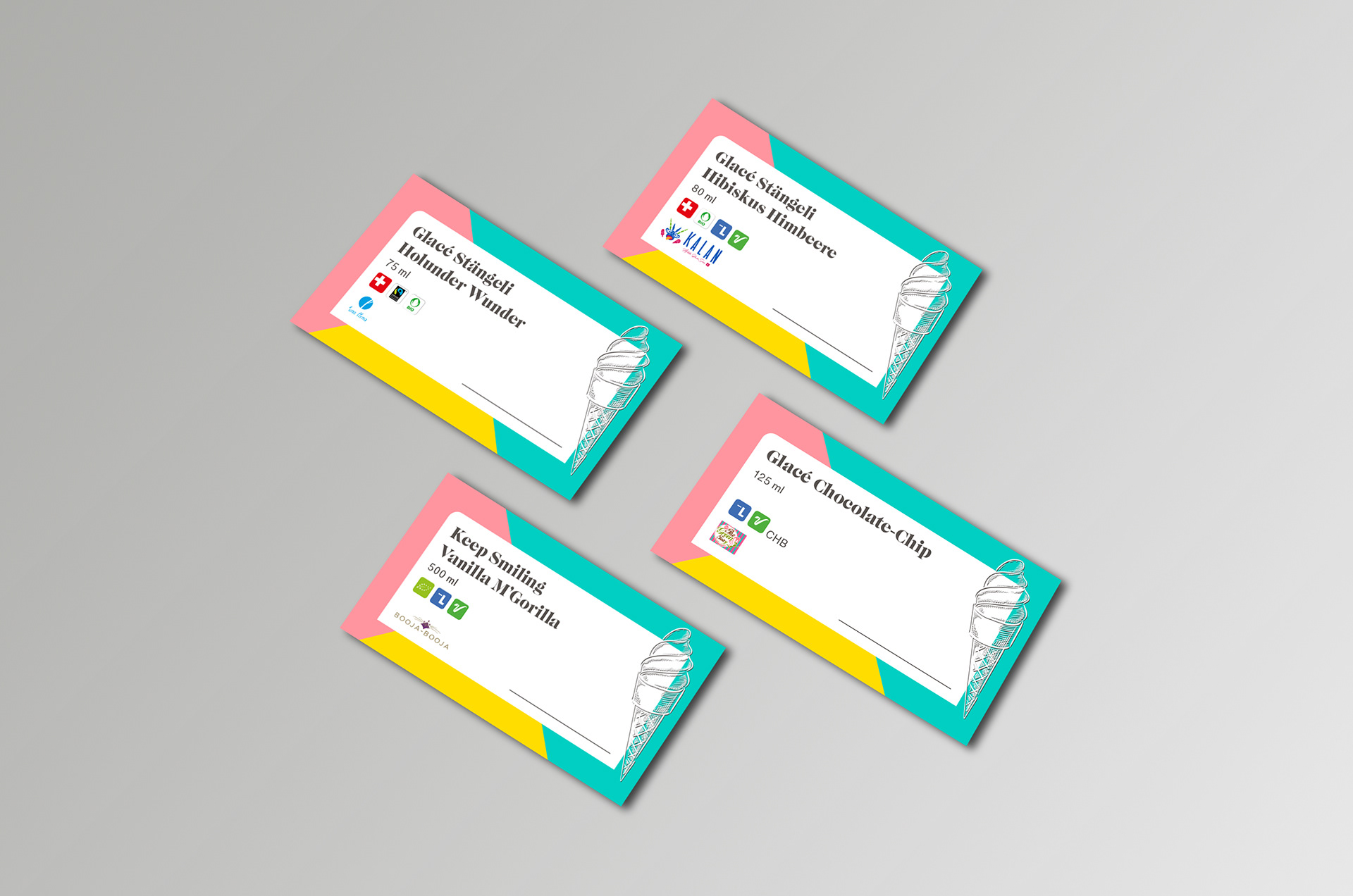 Glaceschilder | Bio Partner Schweiz AG