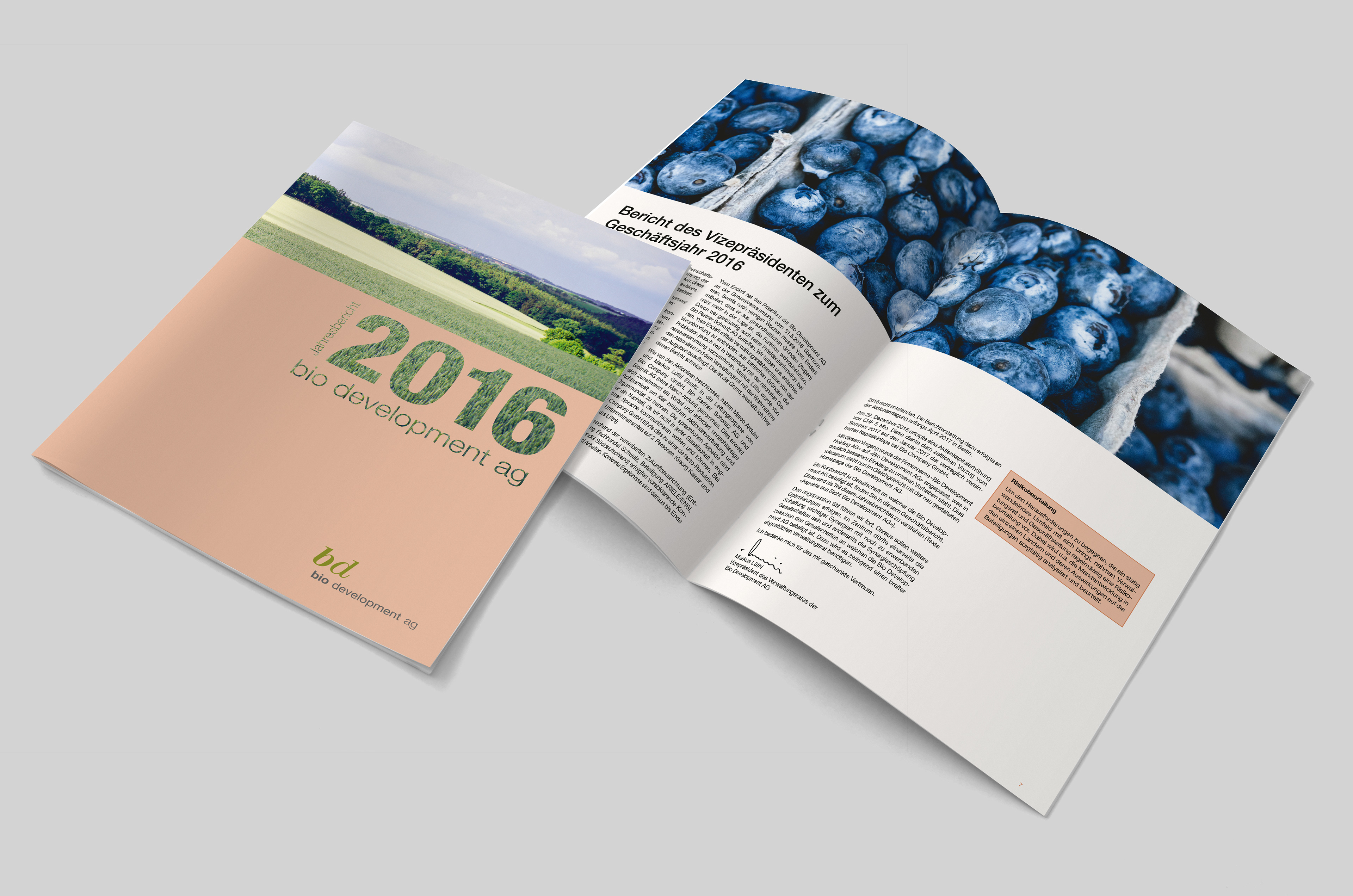 Jahresbericht | bio development AG