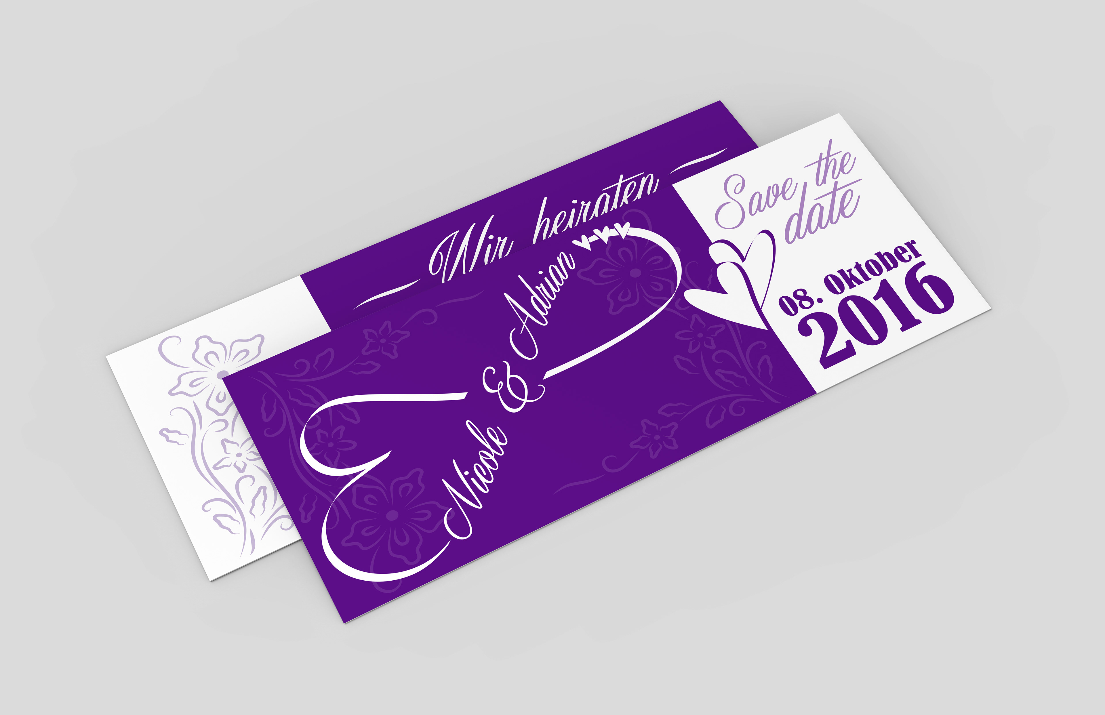 Save the Date Karte | Privates Projekt