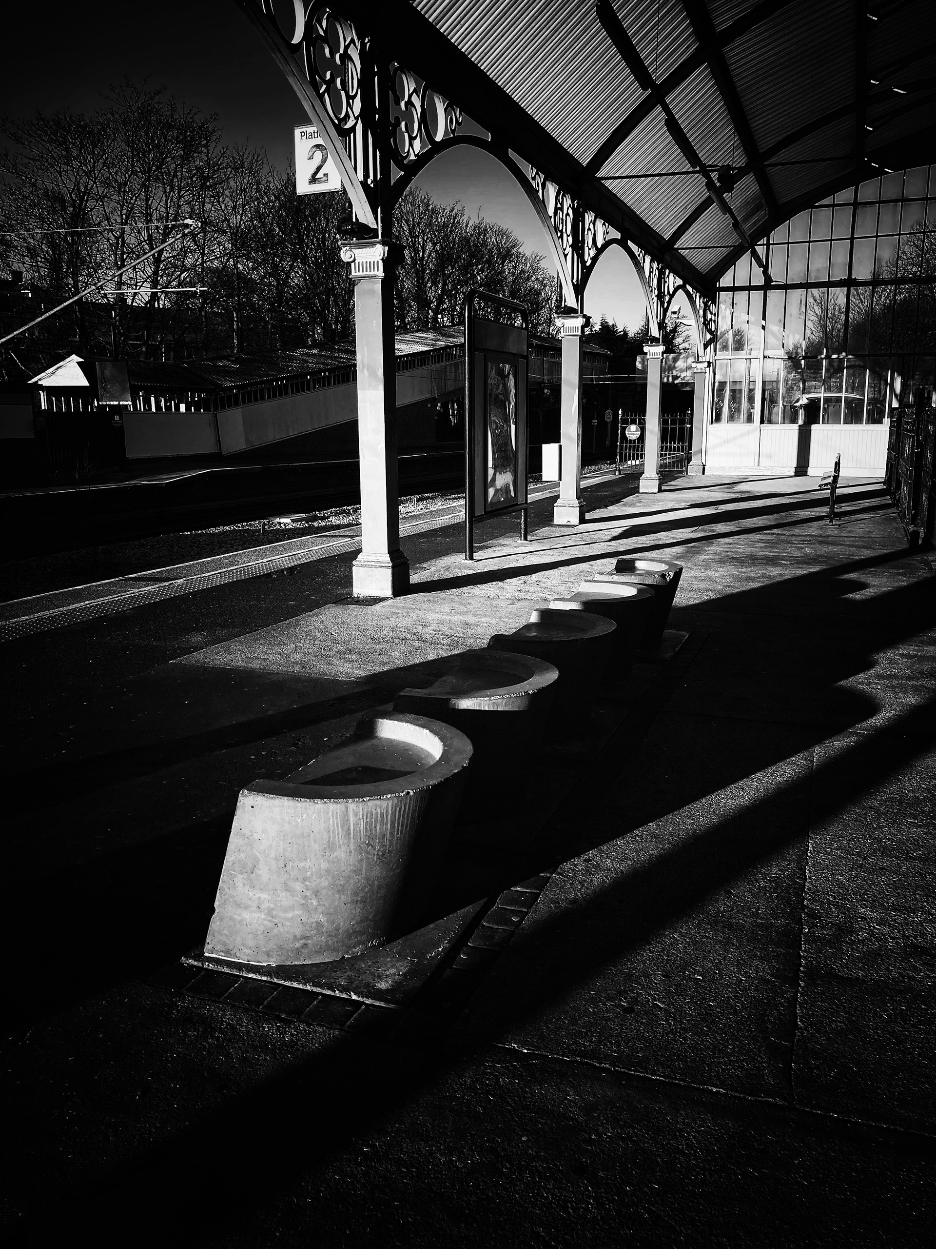 Shadows, Monkseaton Metro Station