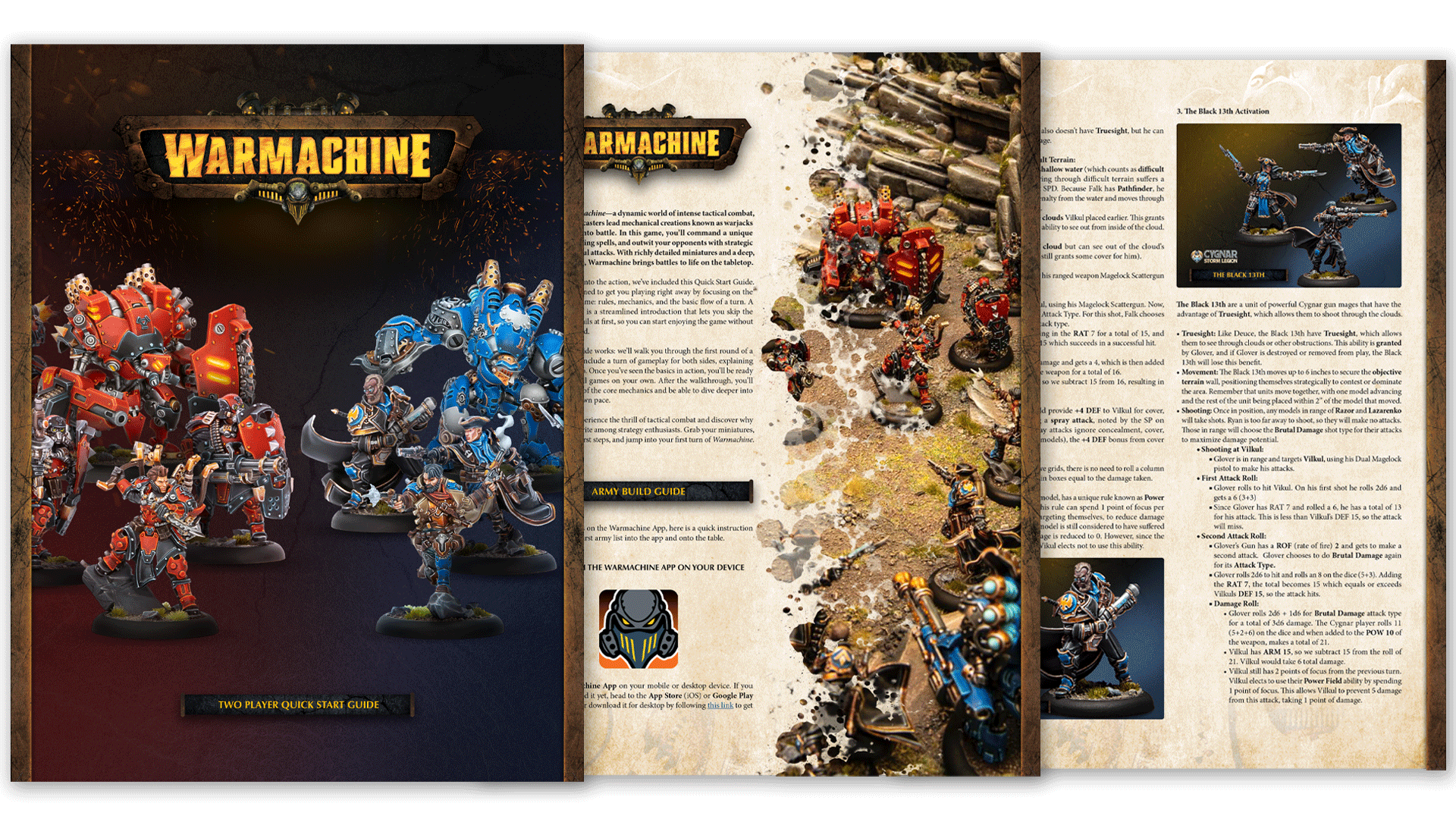 Warmachine Two Player Quick Start Guide