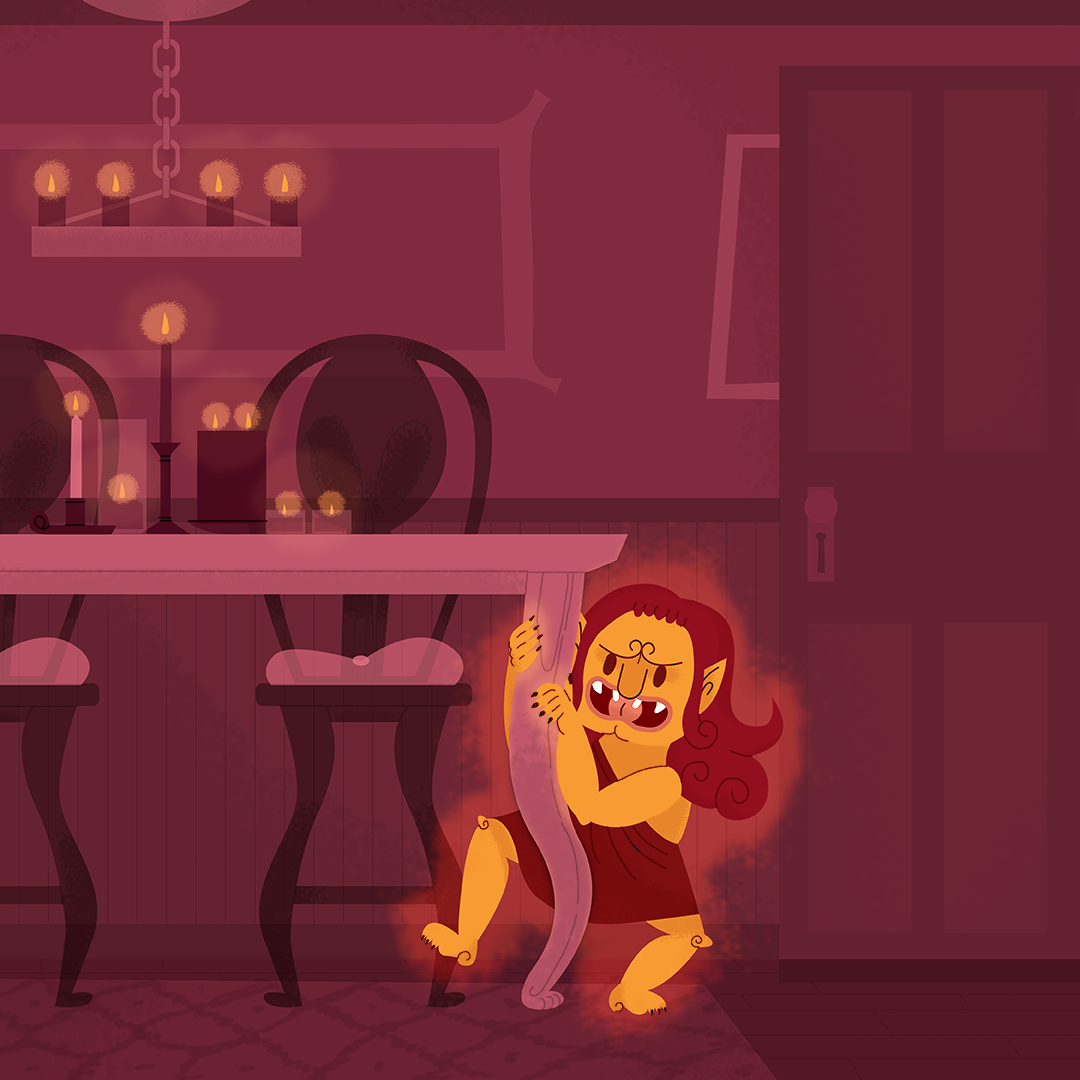 Day 8: Yokai Well this explains the haunted pillow. It was just a makuragaeshi flipping pillows again. What a little heathen!