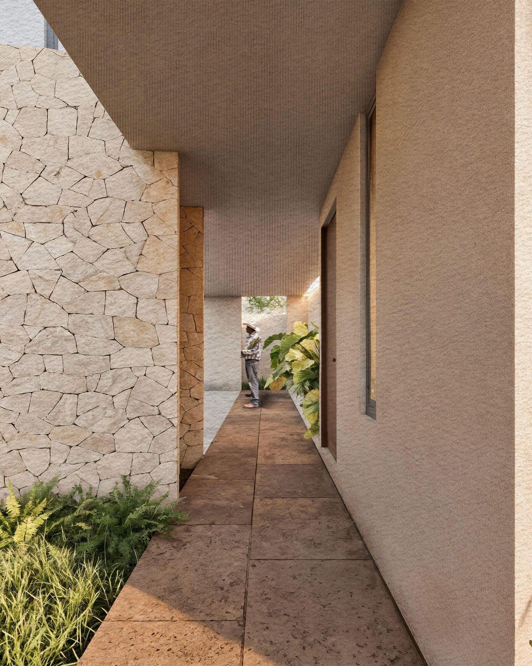 Pasillo acceso principal