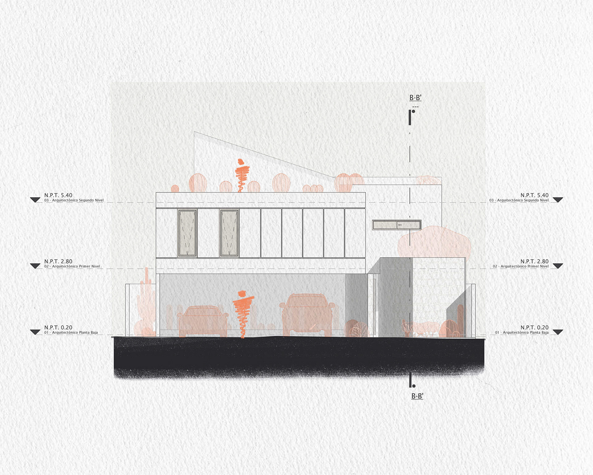 Fachada 1 |  norte principal