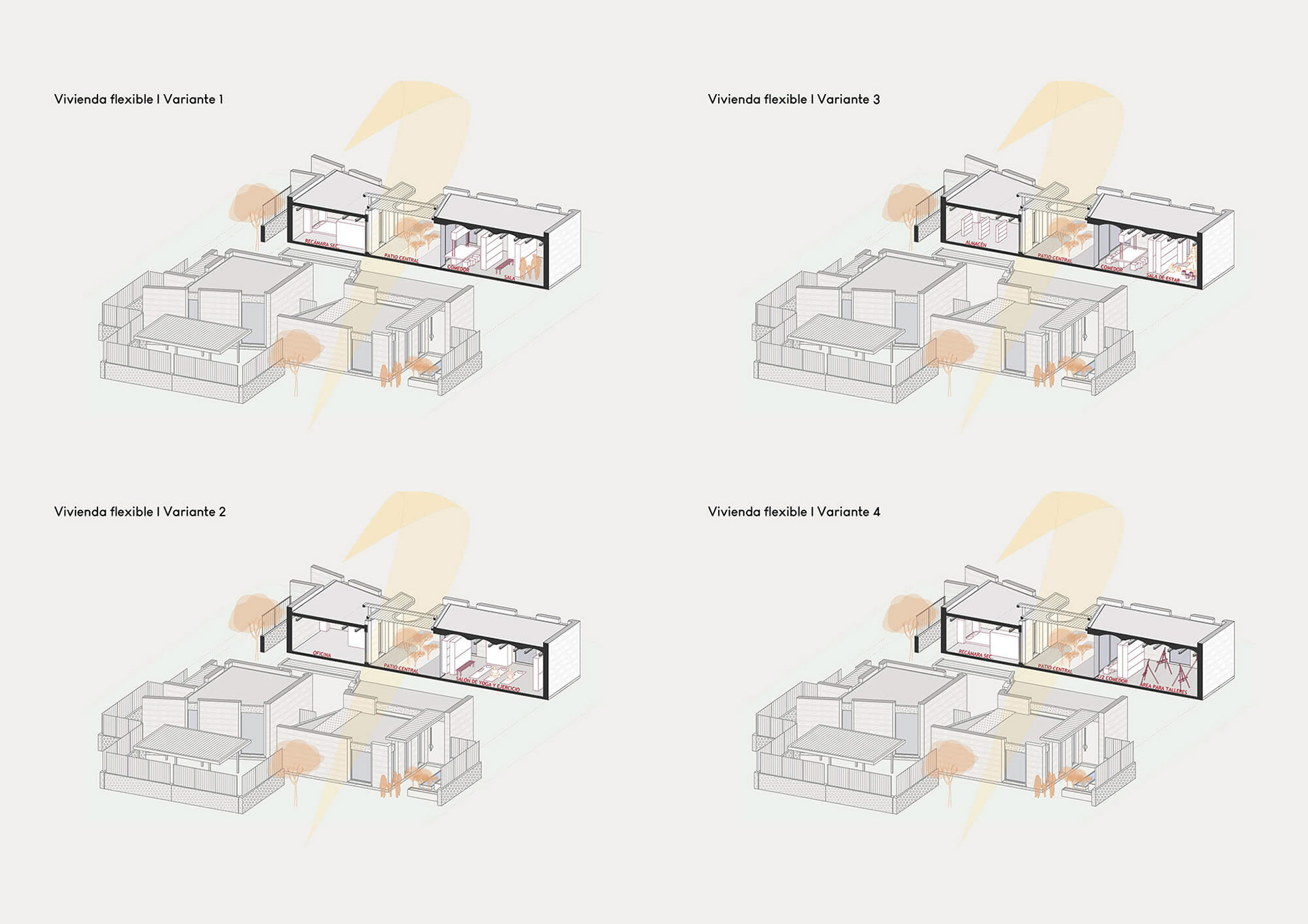Isométricos variantes de distribución