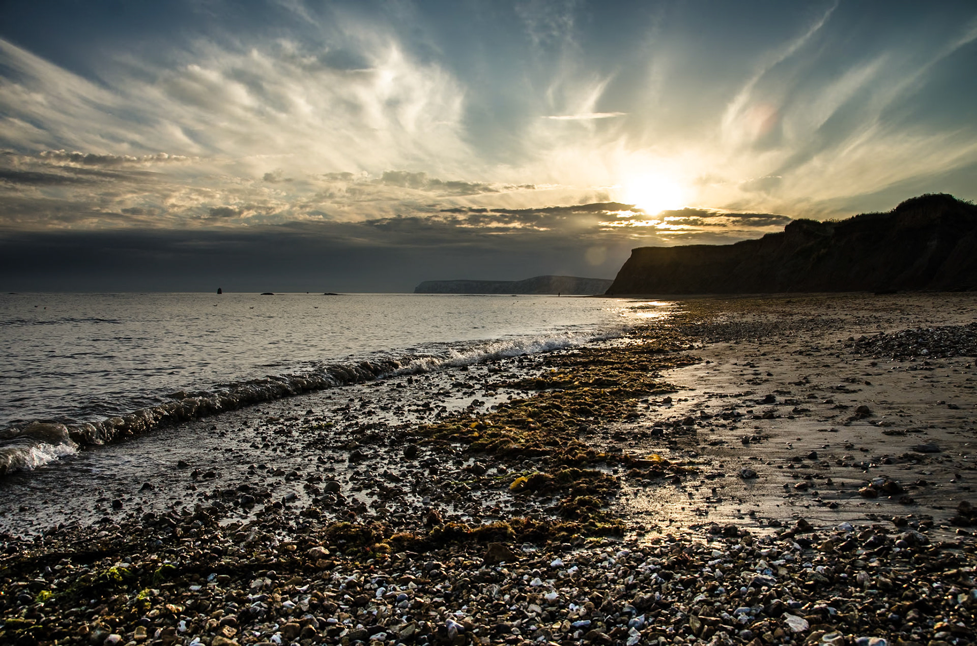 Series of sunset images taken on a recent holiday to the Isle Of Wight