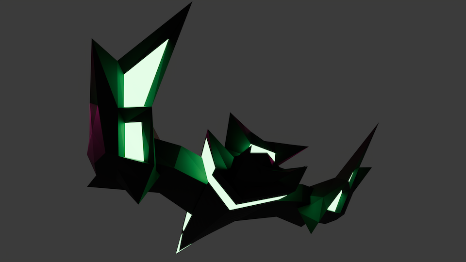 Spaceship: Bottom View - Final Render