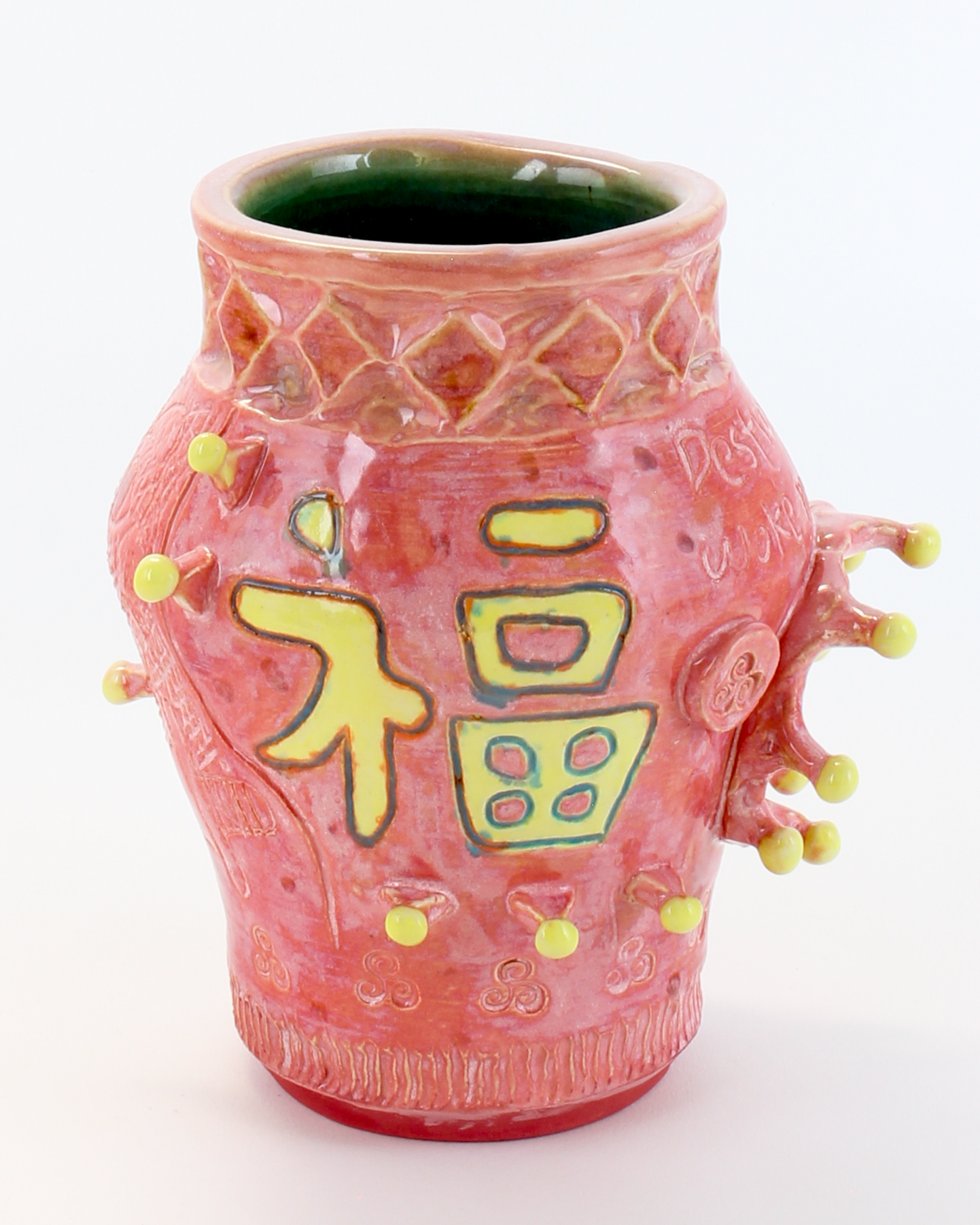 Fortune Pot 22, 2025, Glazed Ceramic, 6x5.25x6.75”