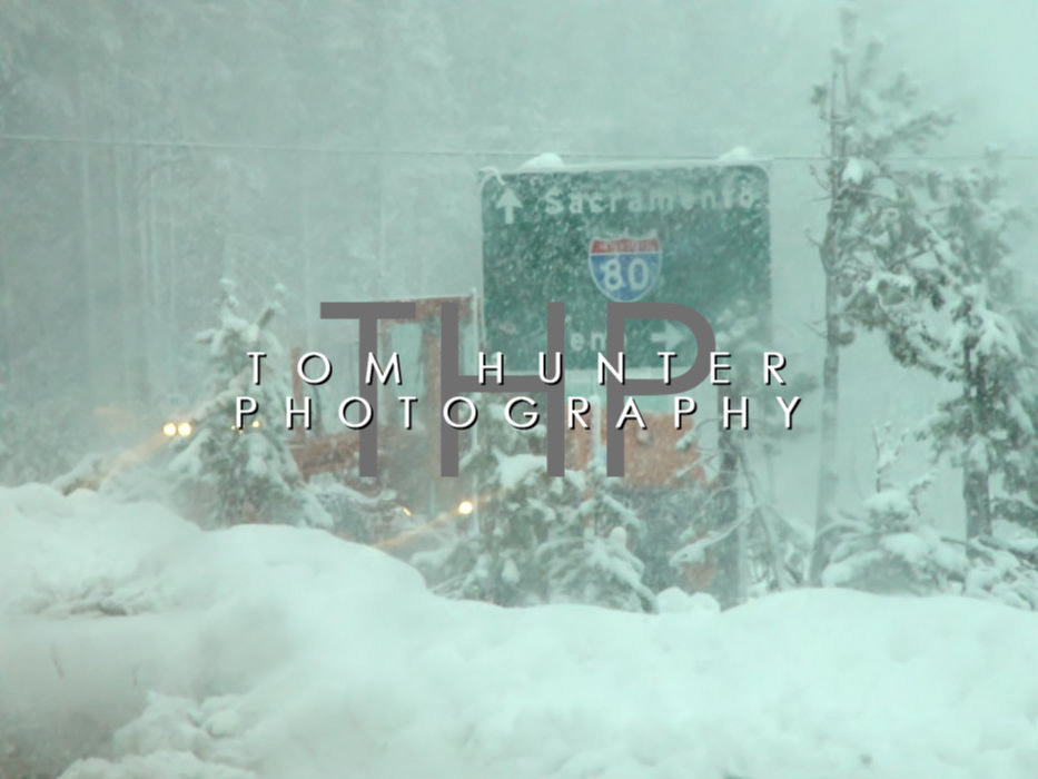 I-80 Road Sign - Winter