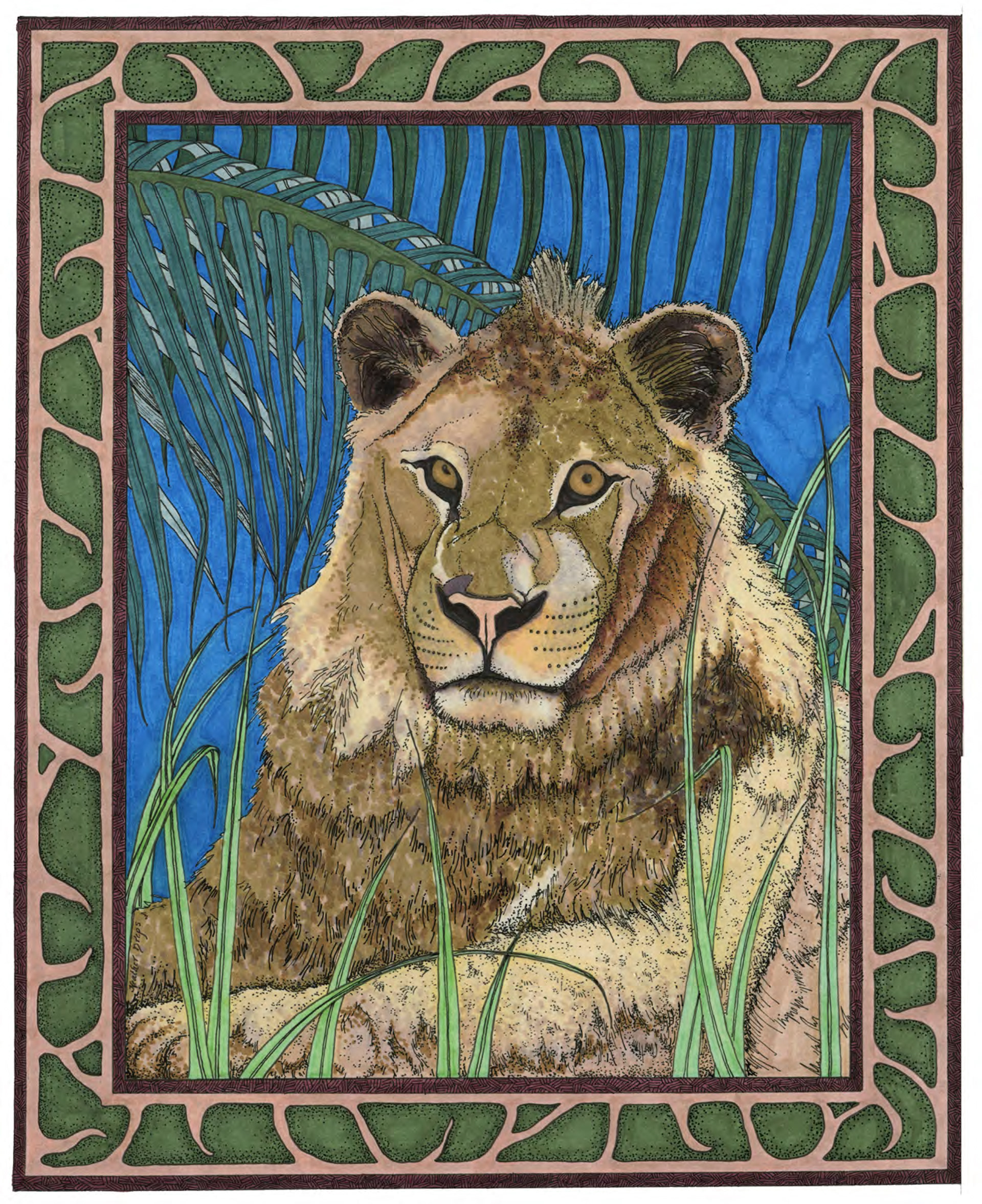 Illustration - Pen and Ink, Prismacolor Marker