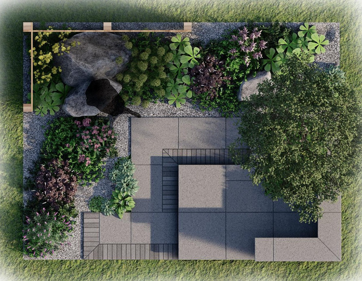 Contemporary Family Garden