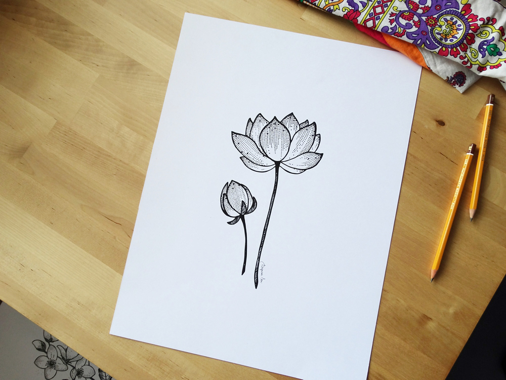 LOTUS FLOWER - poster