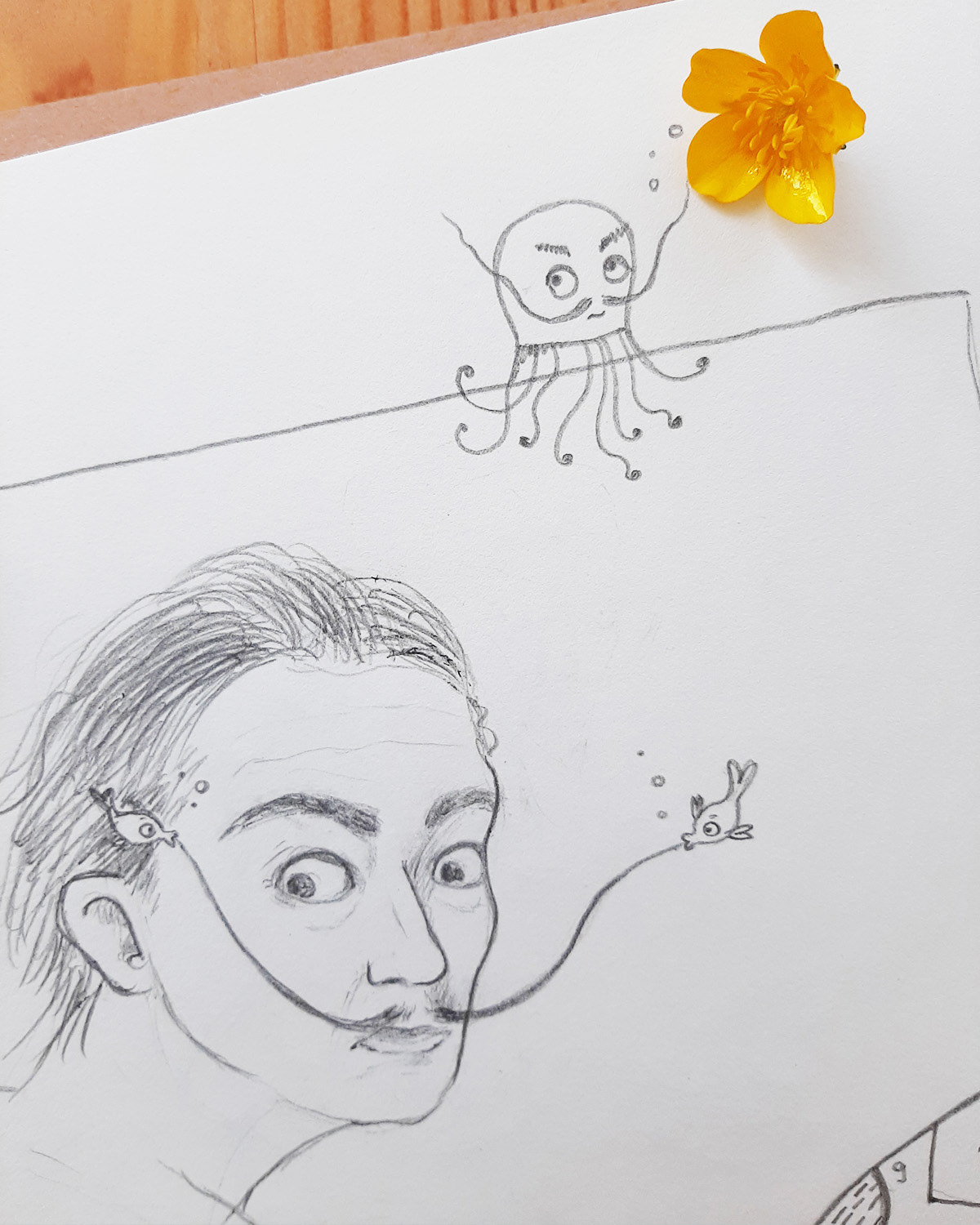 Dali - in my sketchbook