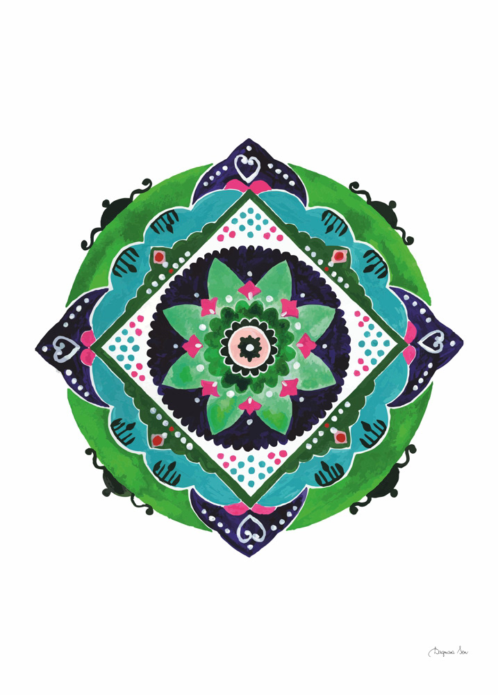 MANDALA - HARMONIA - plakat