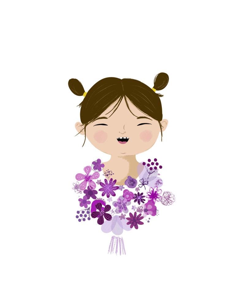 I PAINT PURPLE - character design