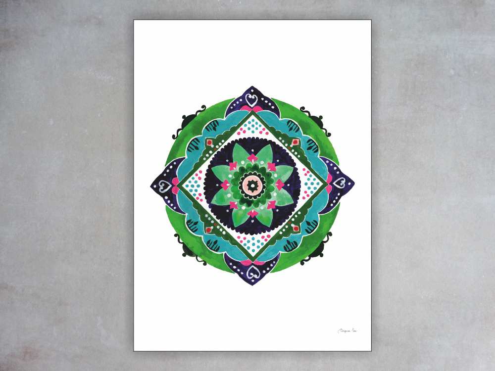 MANDALA - HARMONIA - plakat