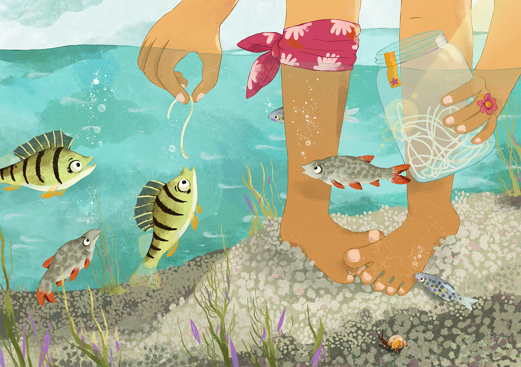 Pickles, pebbles and frog songs /book concept